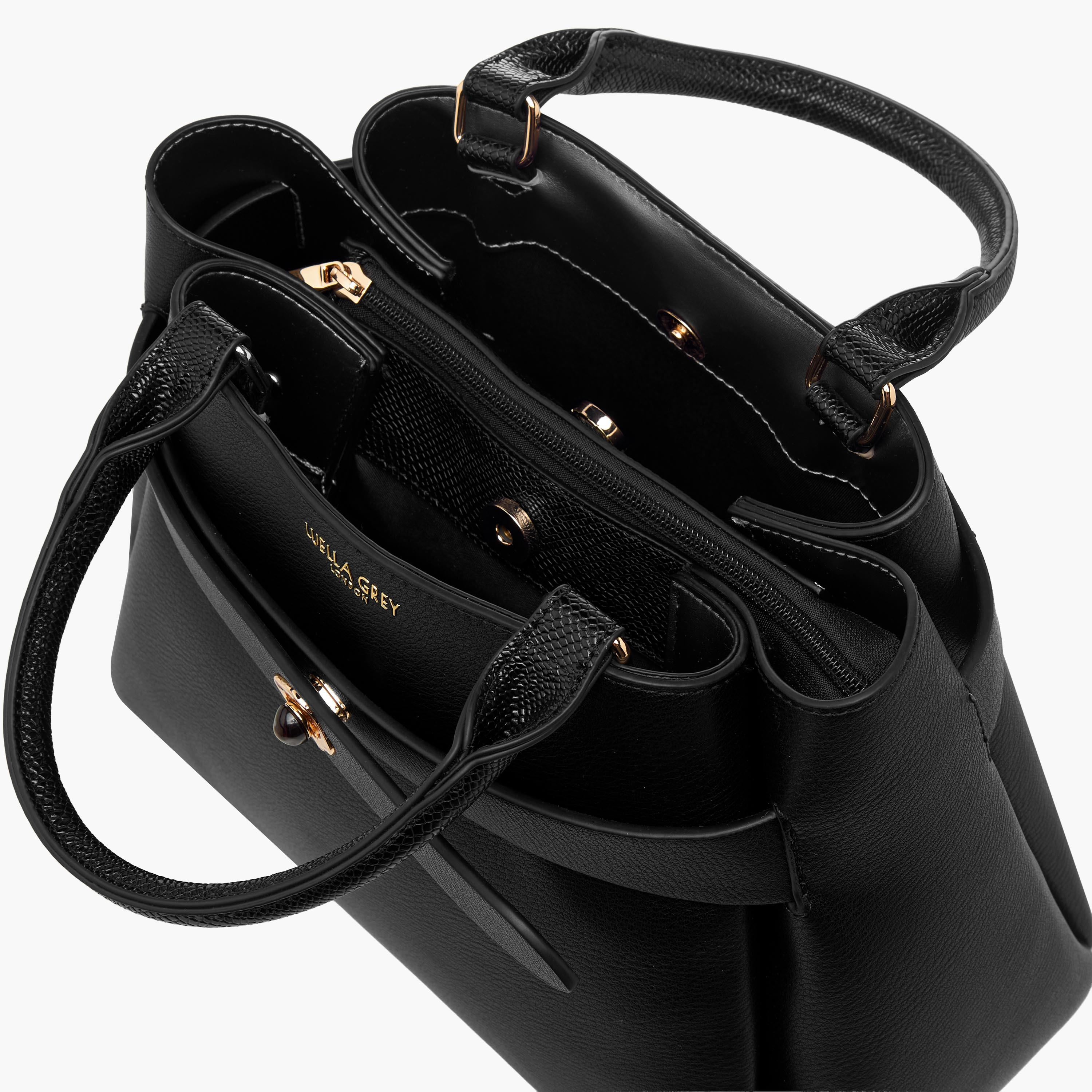 LUELLA GREY Roxy Textured Tote Bag with Detachable Strap-women-bagsandwallets-handbags-image-8