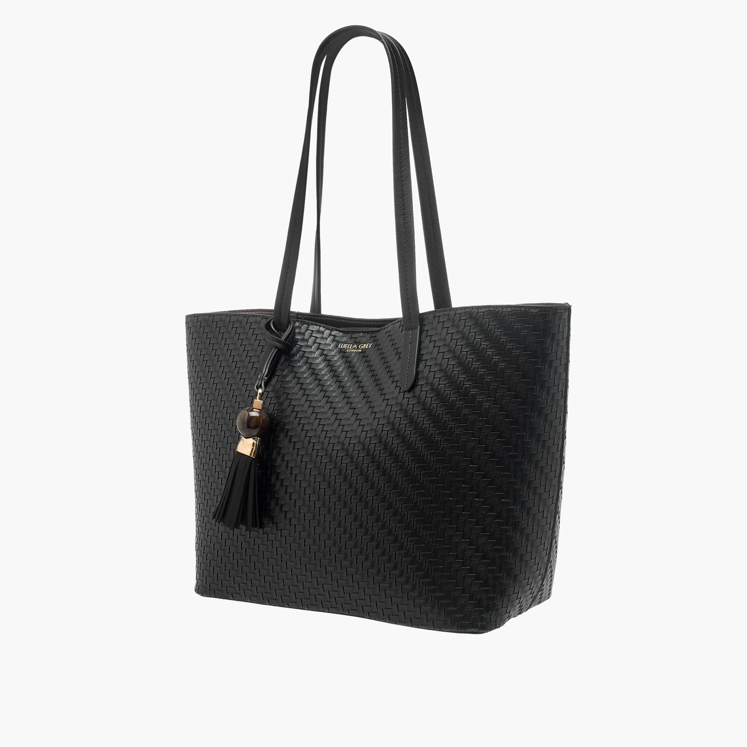 LUELLA GREY Benny Textured Tote Bag with Pouch-women-bagsandwallets-handbags-image-3