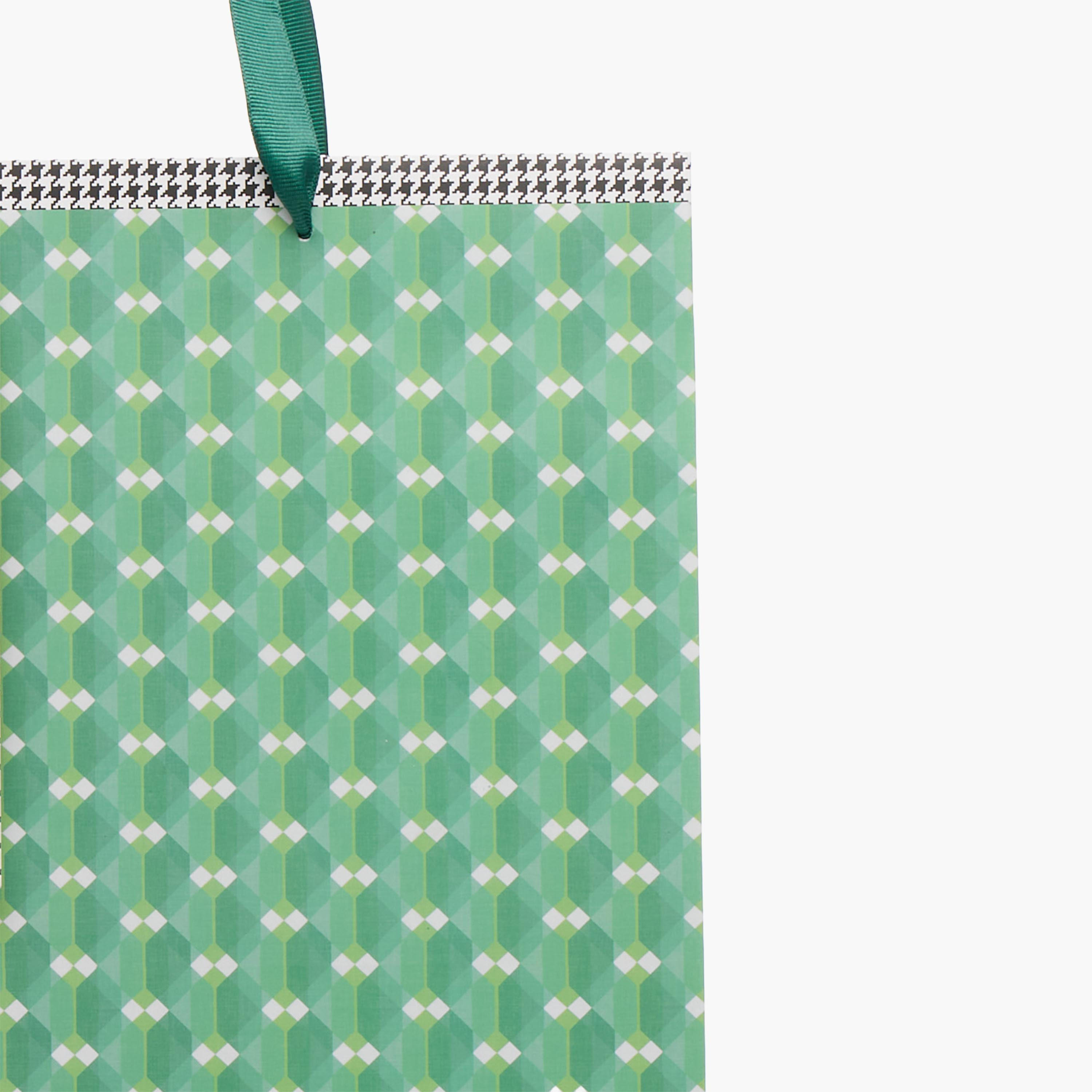 Findz Geometric Print Paper Gift Bag - Large-household-giftingaccessories-giftings-image-3