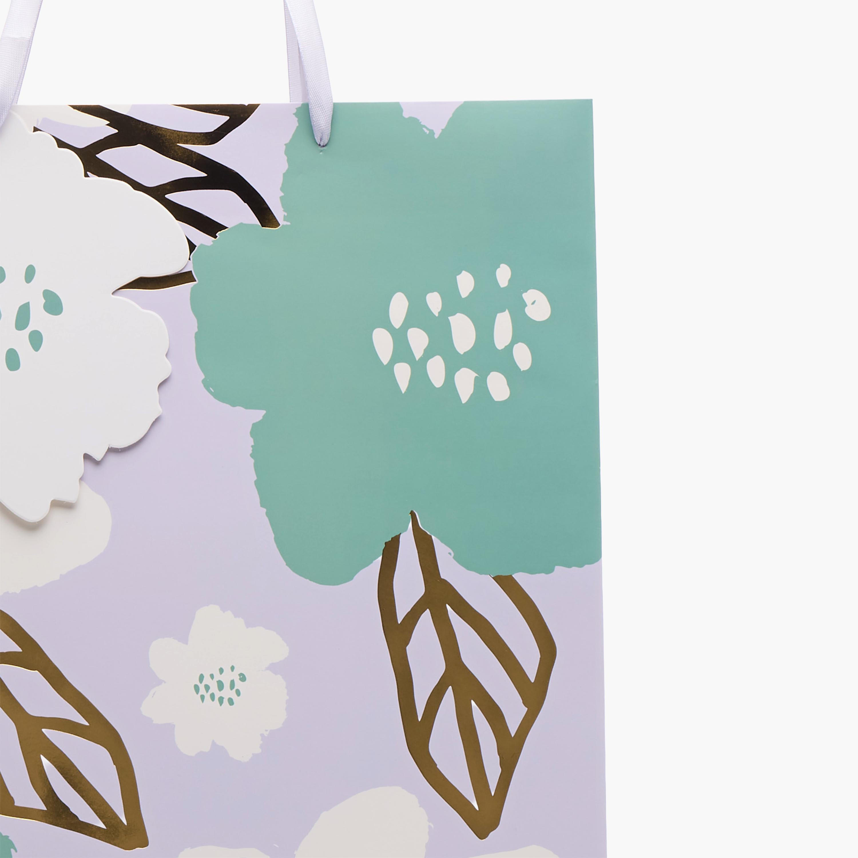 Findz Leaf Print Paper Gift Bag - Extra Large-household-giftingaccessories-giftings-image-3