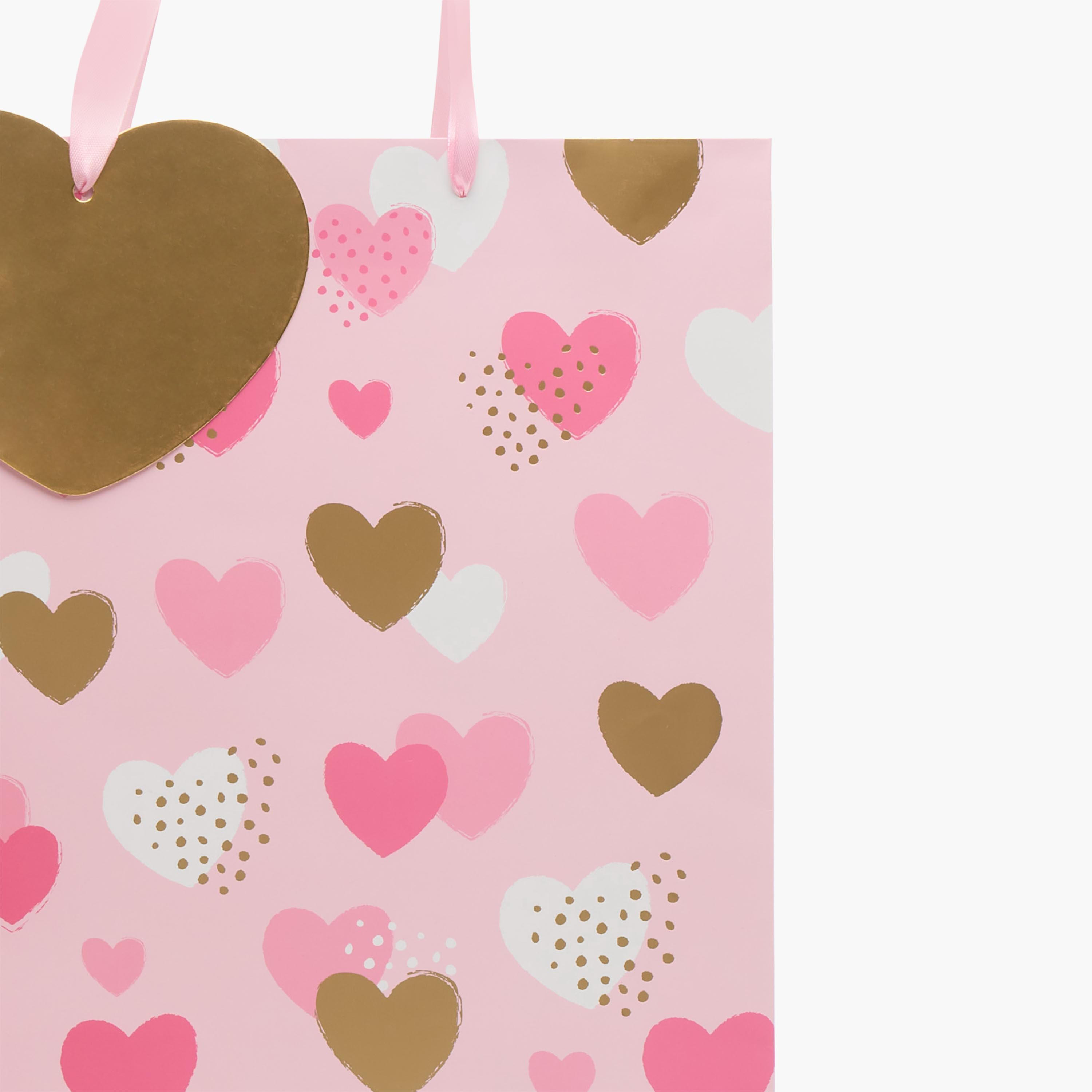 Findz Heart Print Paper Gift Bag - Extra Large-household-giftingaccessories-giftings-image-3