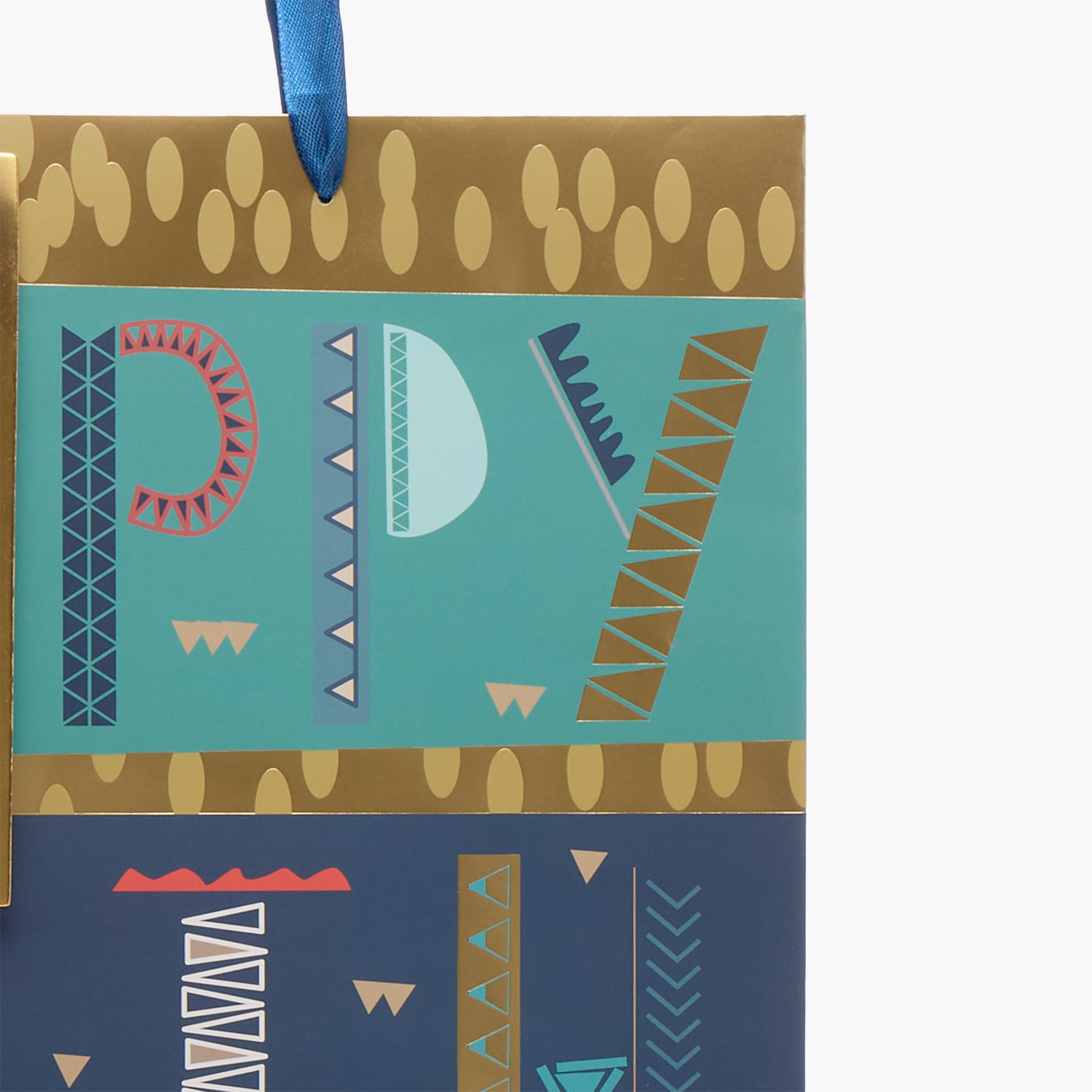 Findz Happy Birthday Print Paper Gift Bag - Large-household-giftingaccessories-giftings-image-3