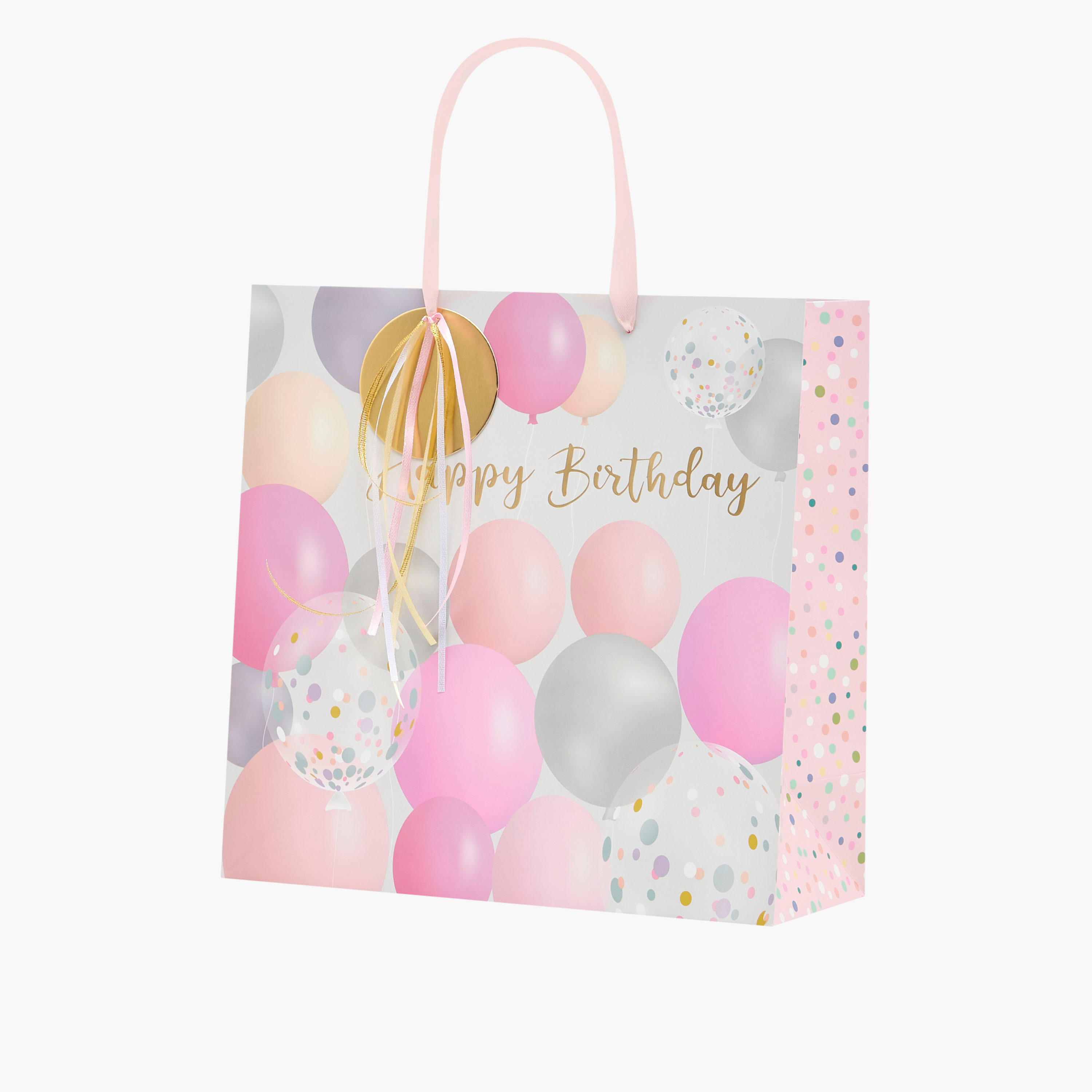 Findz Happy Birthday Balloon Print Paper Gift Bag - Extra Large-household-giftingaccessories-giftings-image-2