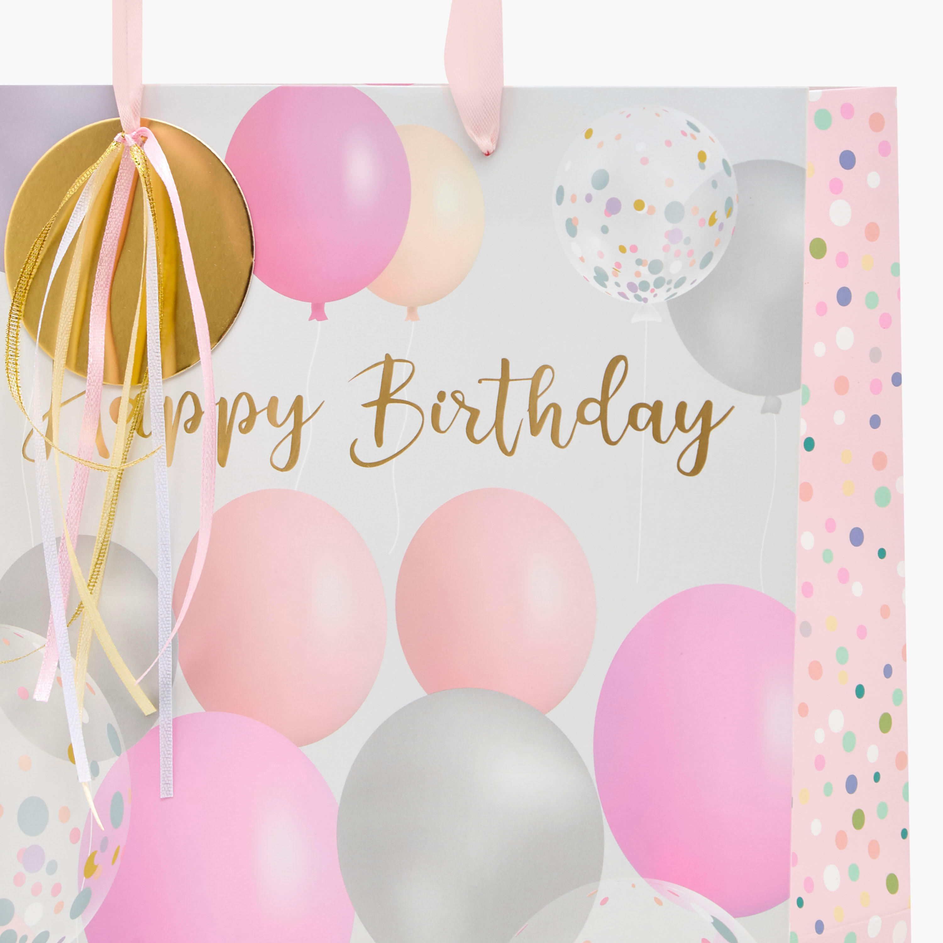Findz Happy Birthday Balloon Print Paper Gift Bag - Extra Large-household-giftingaccessories-giftings-image-3
