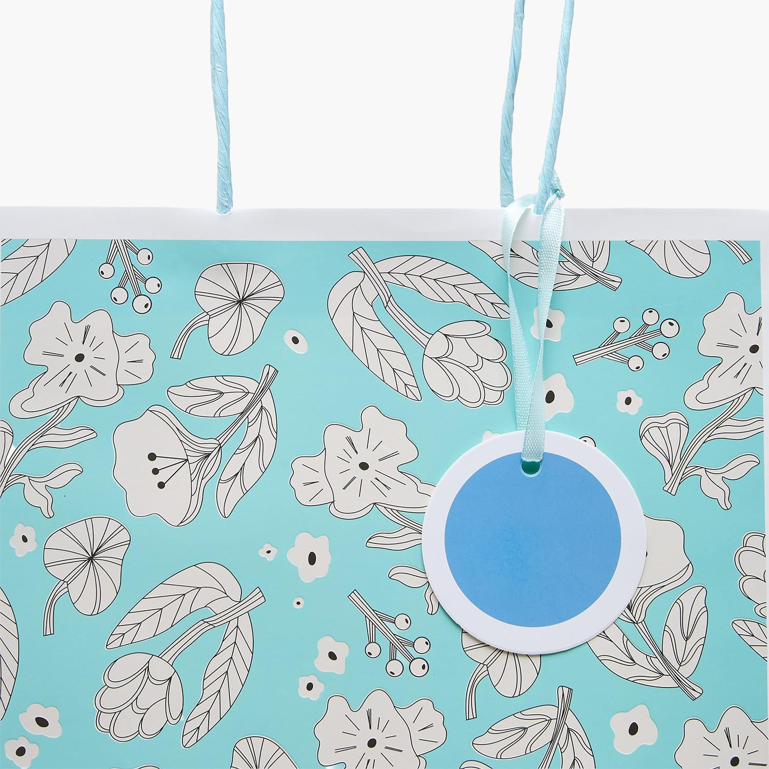 Findz Floral Print Paper Gift Bag - Large-household-giftingaccessories-giftings-image-3