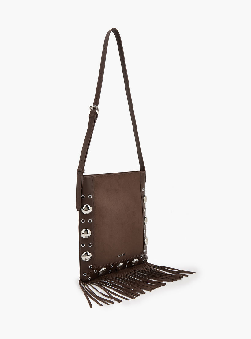 Celeste Studded Shoulder Bag with Fringe Hem-women-bagsandwallets-handbags-image-4
