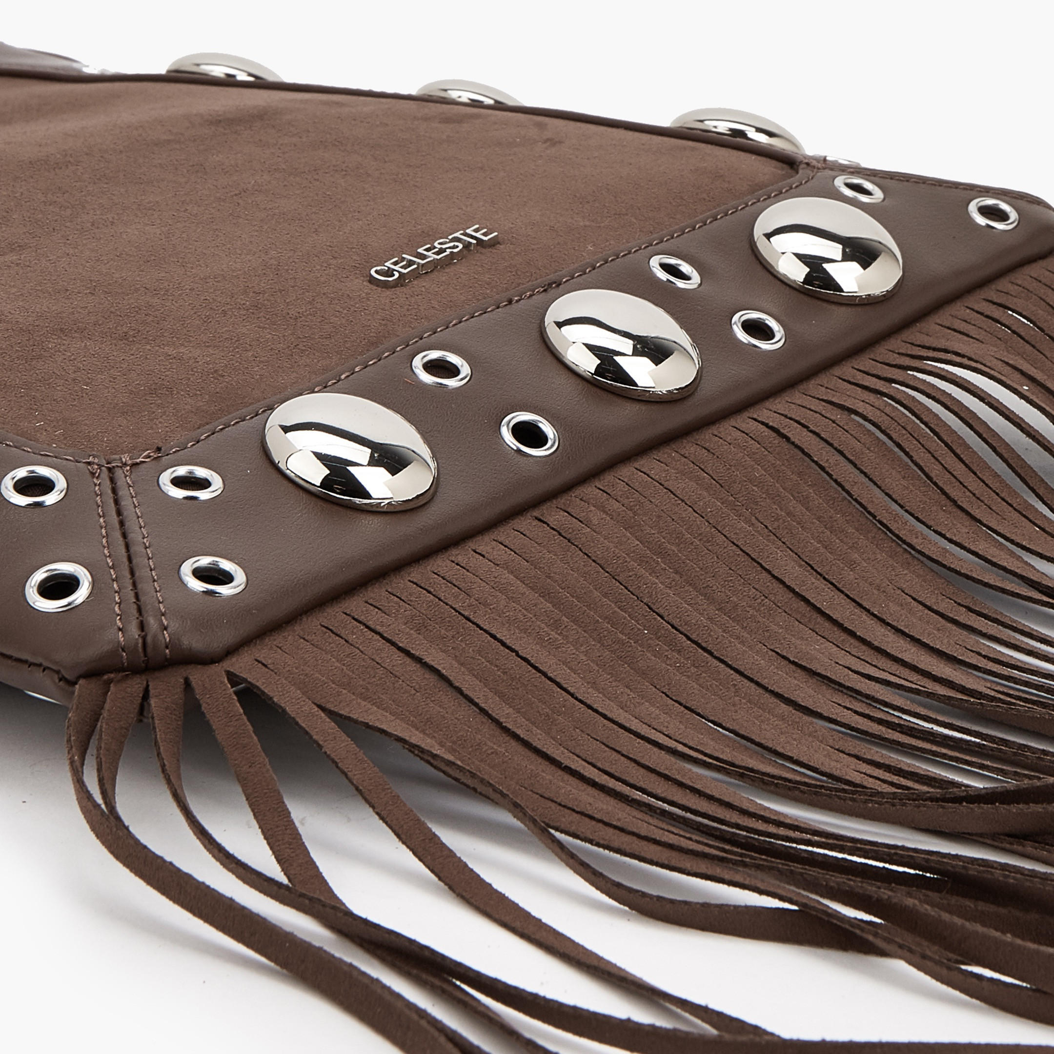 Celeste Studded Shoulder Bag with Fringe Hem-women-bagsandwallets-handbags-image-7