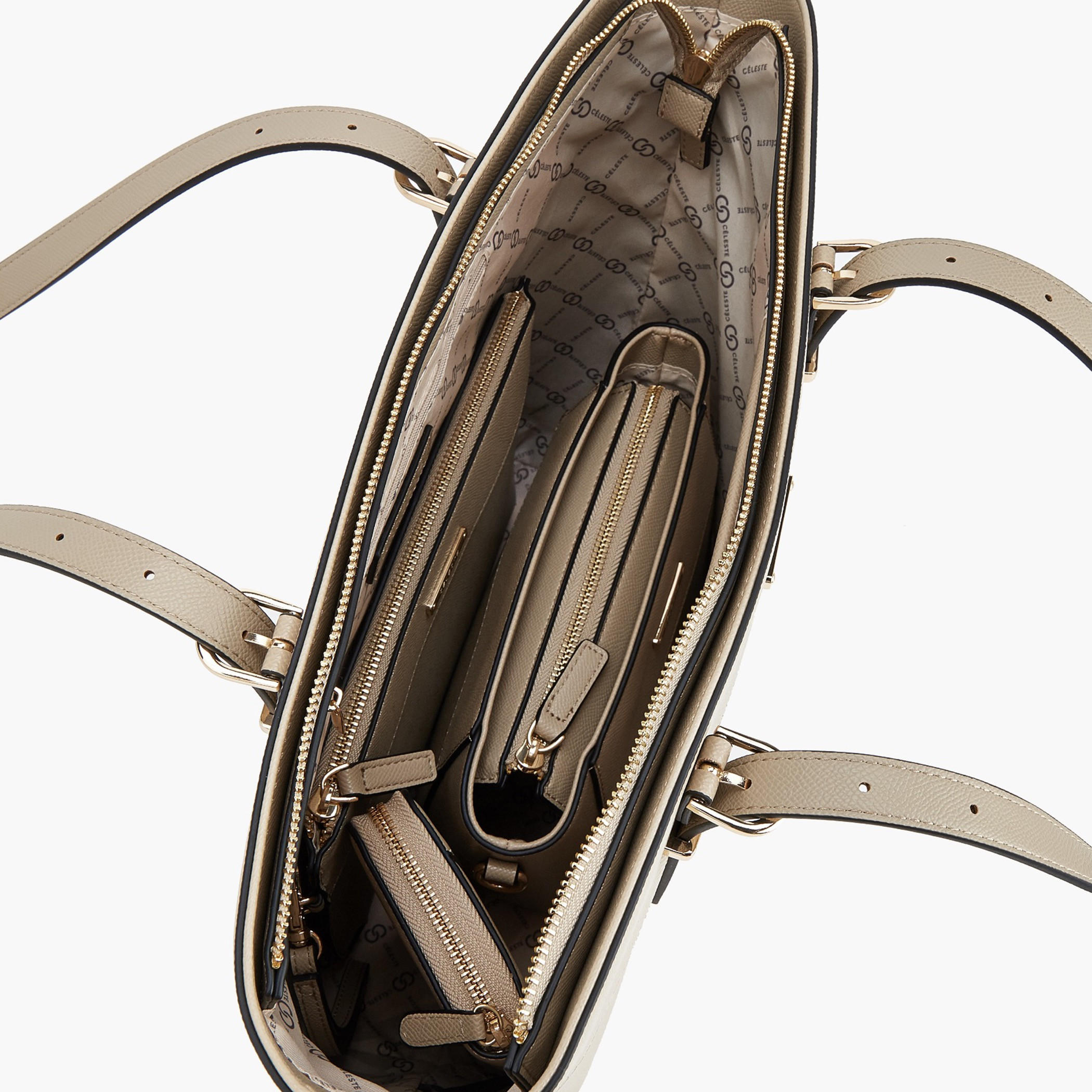 طقم شنطة توتي 4 قطع بتصميم سادة من سيليست-women-bagsandwallets-handbags-image-8