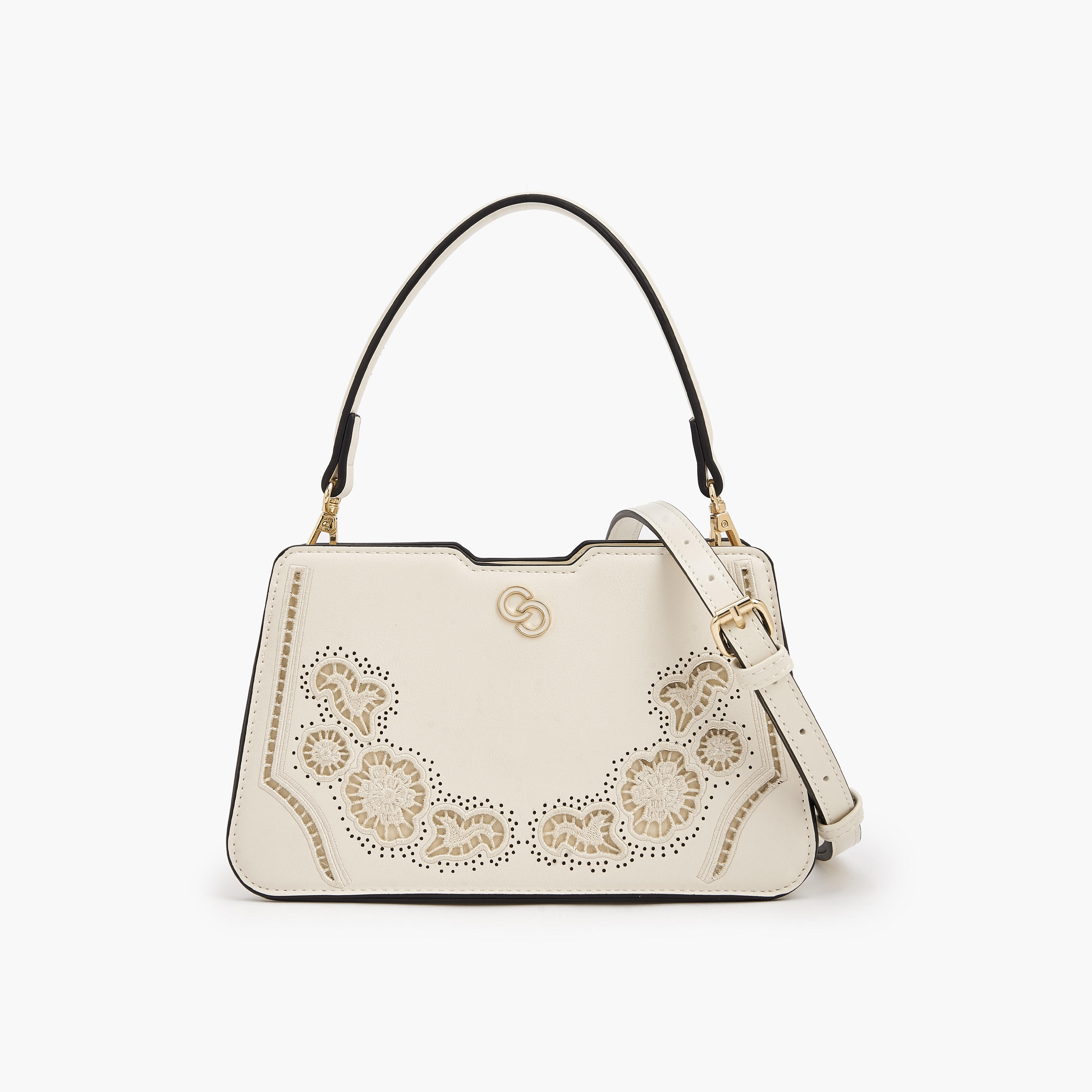 شنطة كتف بتصاميم مفرغة وحزام قابل للفصل من سيليست-women-bagsandwallets-handbags-image-9