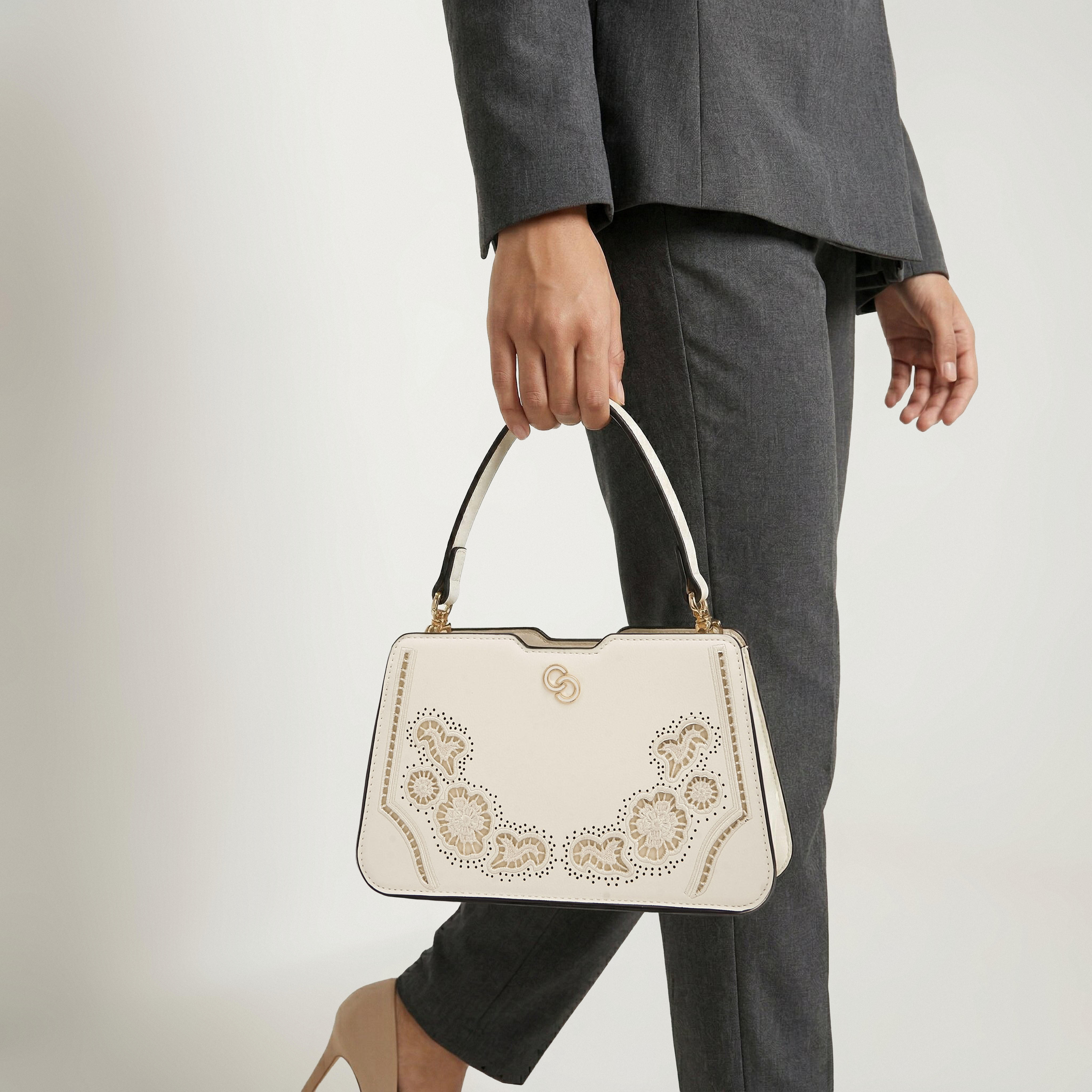 Celeste Cutwork Shoulder Bag with Detachable Straps-women-bagsandwallets-handbags-image-8