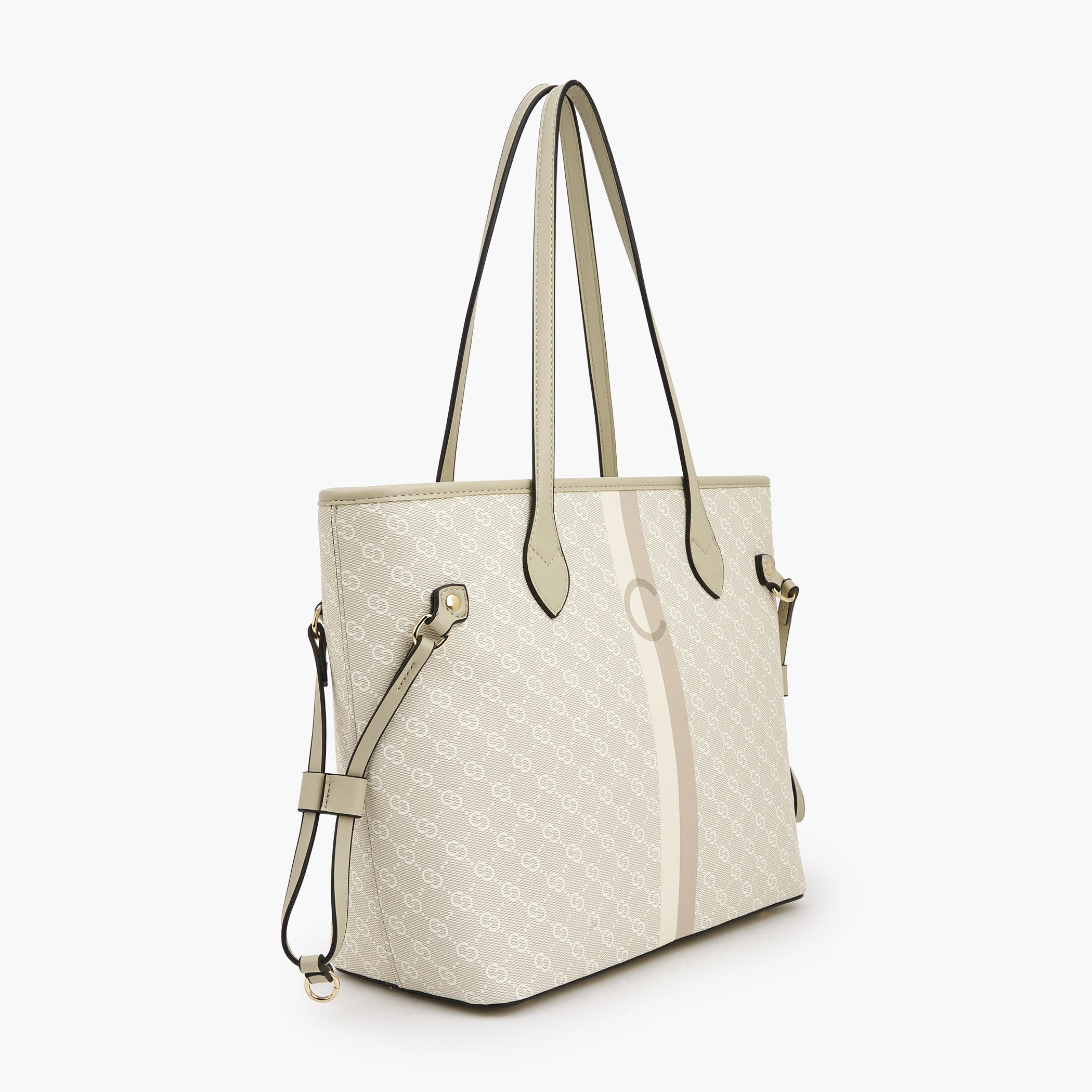 Celeste Monogram Print Tote Bag with Wallet-women-bagsandwallets-handbags-image-2