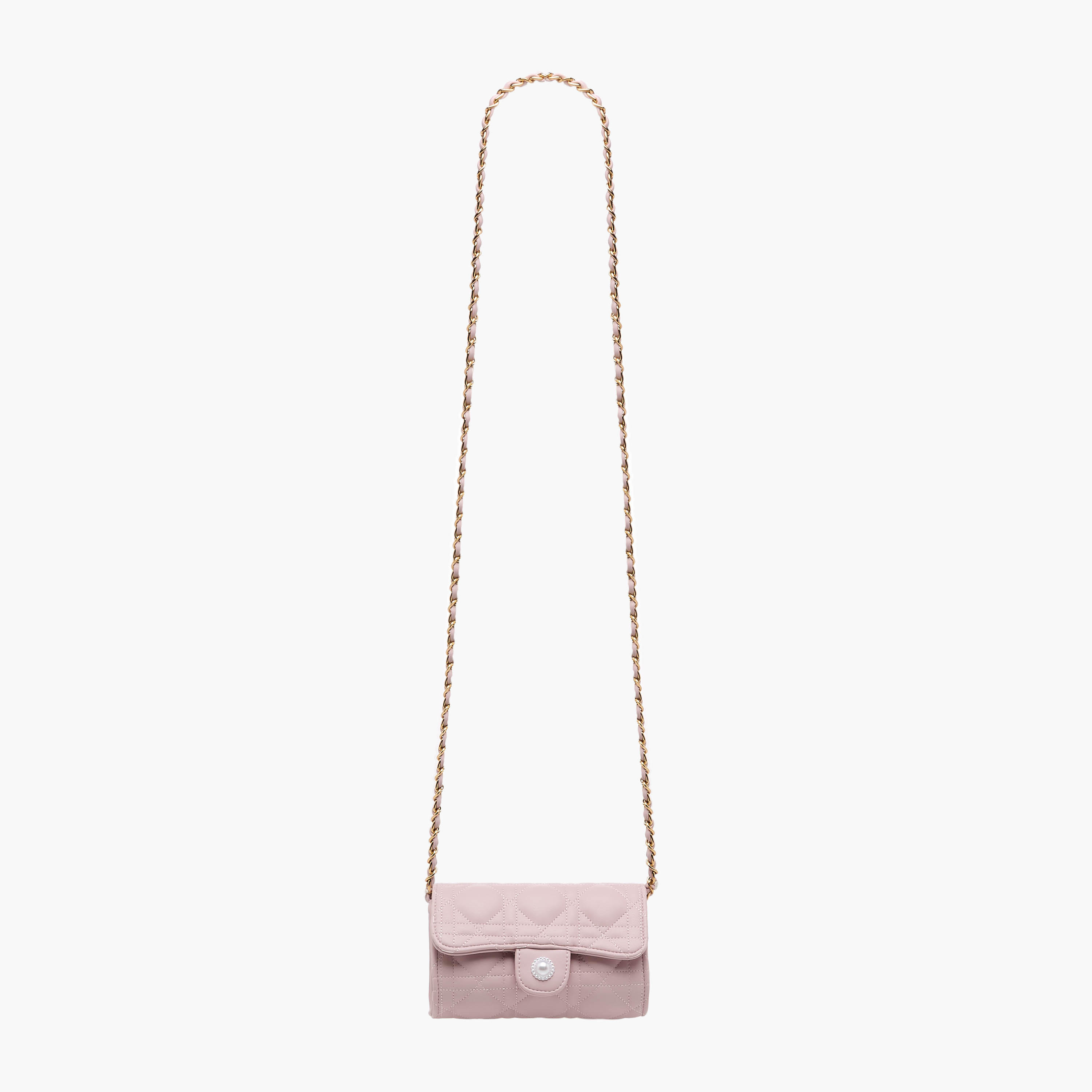 Little Missy Quilted Crossbody Bag with Chain Strap-girls-accessories-bags-image-3