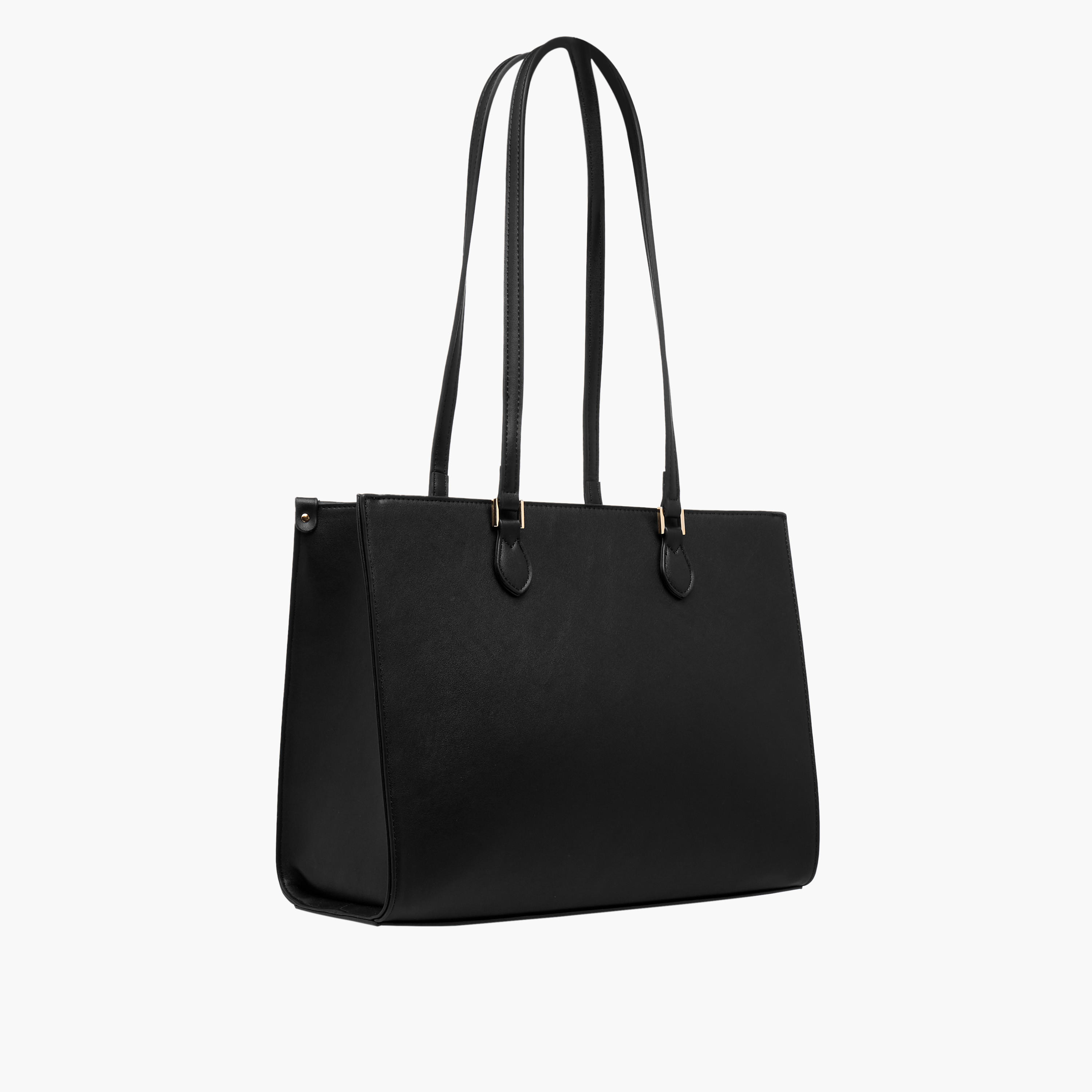 Charlotte Reid Monogram Print Tote Bag with Double Handle-women-bagsandwallets-handbags-image-4