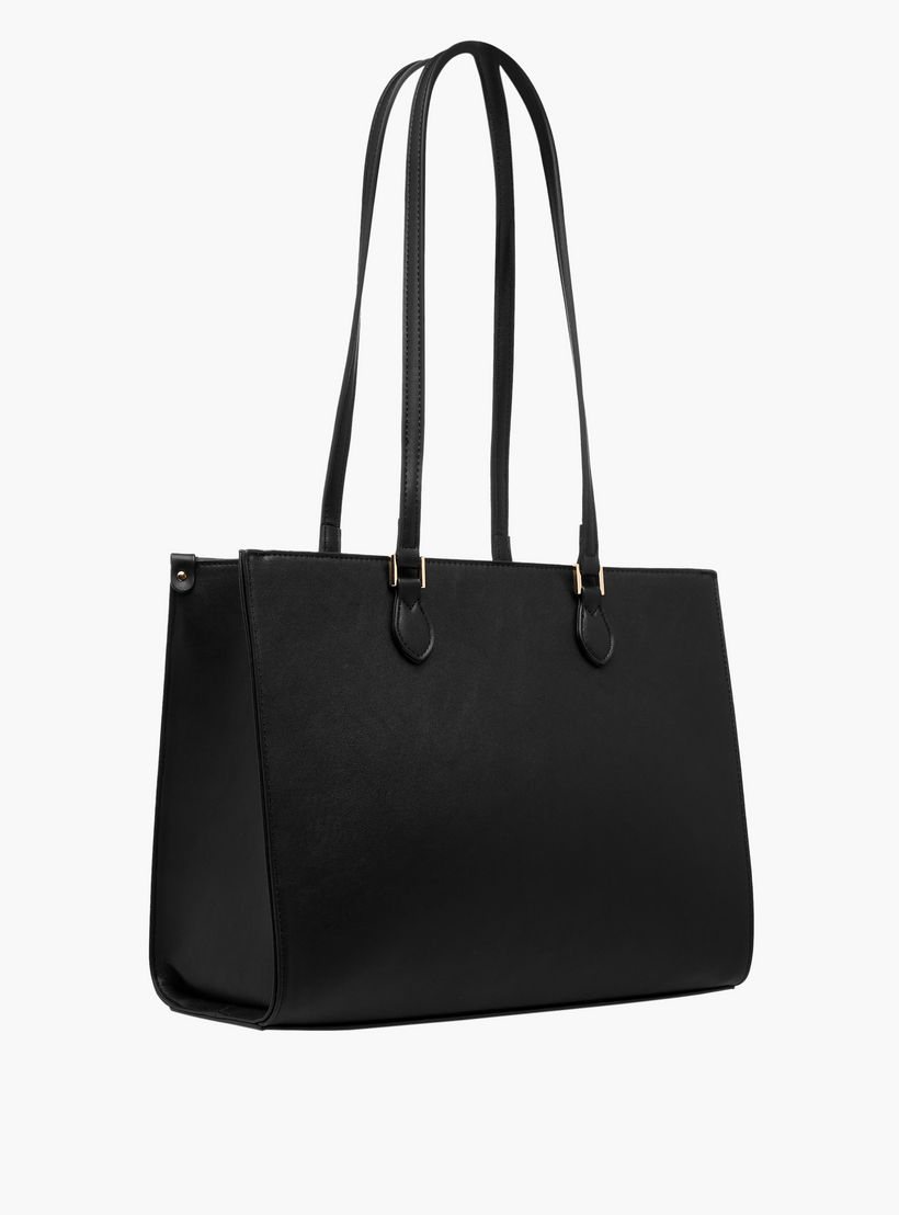 Charlotte Reid Monogram Print Tote Bag with Double Handle-women-bagsandwallets-handbags-image-4