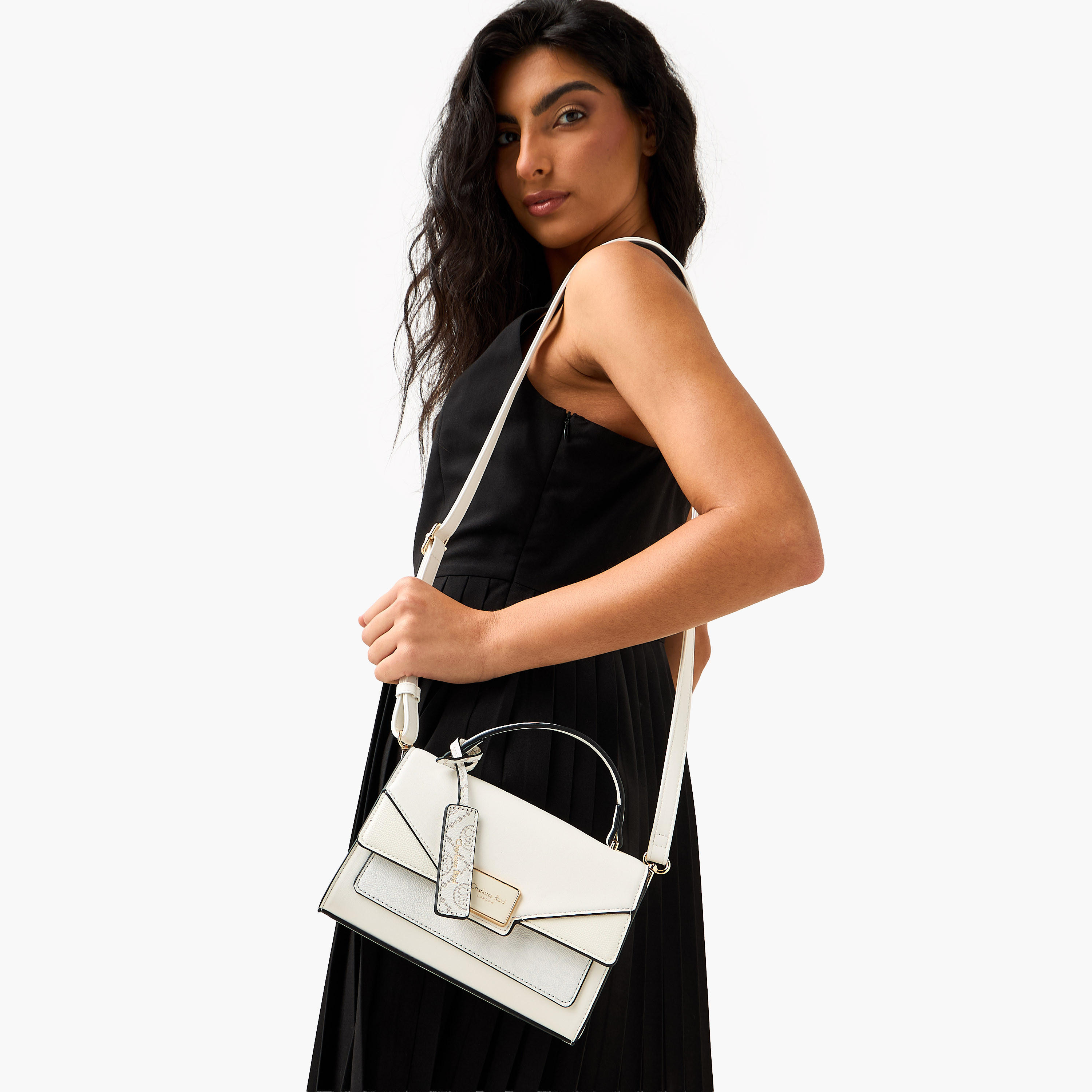Charlotte Reid Printed Crossbody Bag with Magnetic Button Closure-women-bagsandwallets-handbags-image-2