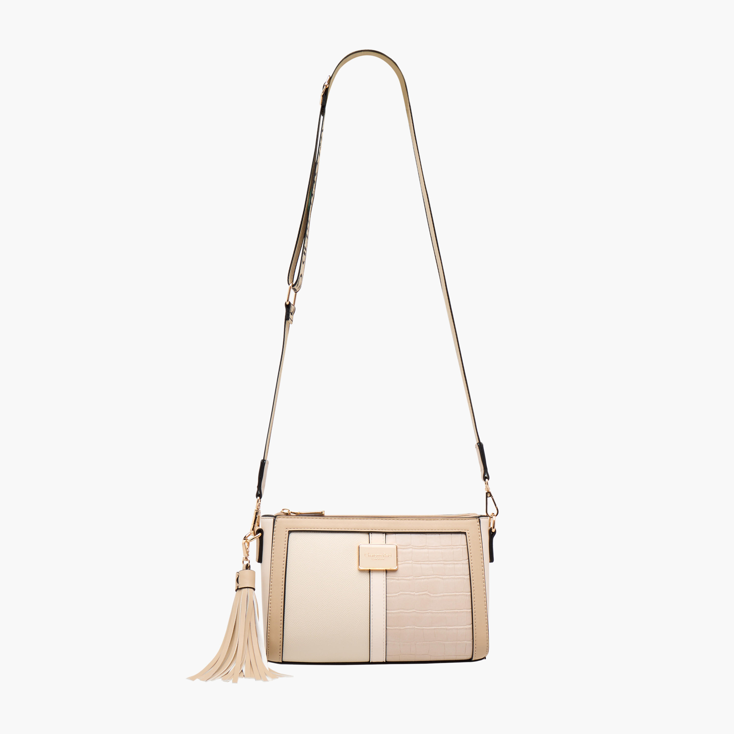 Charlotte Reid Textured Crossbody Bag with Detachable Tassel-women-bagsandwallets-handbags-image-3