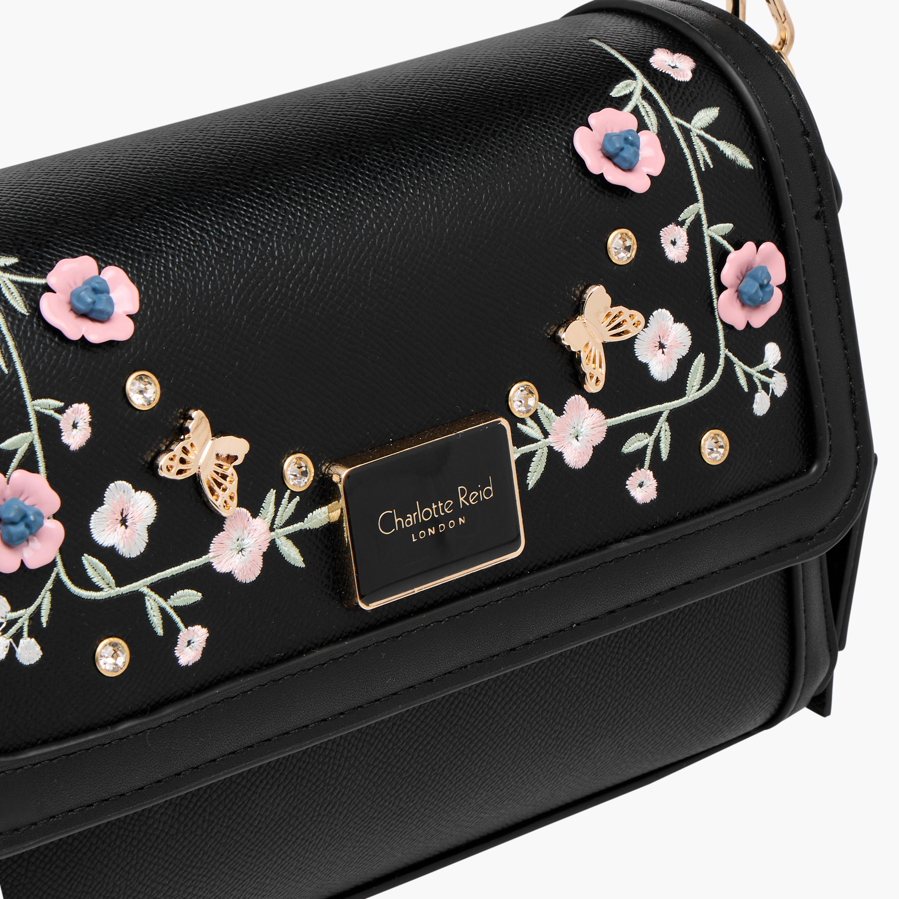 Charlotte Reid Floral Embroidered Crossbody Bag with Button Closure-women-bagsandwallets-handbags-image-5
