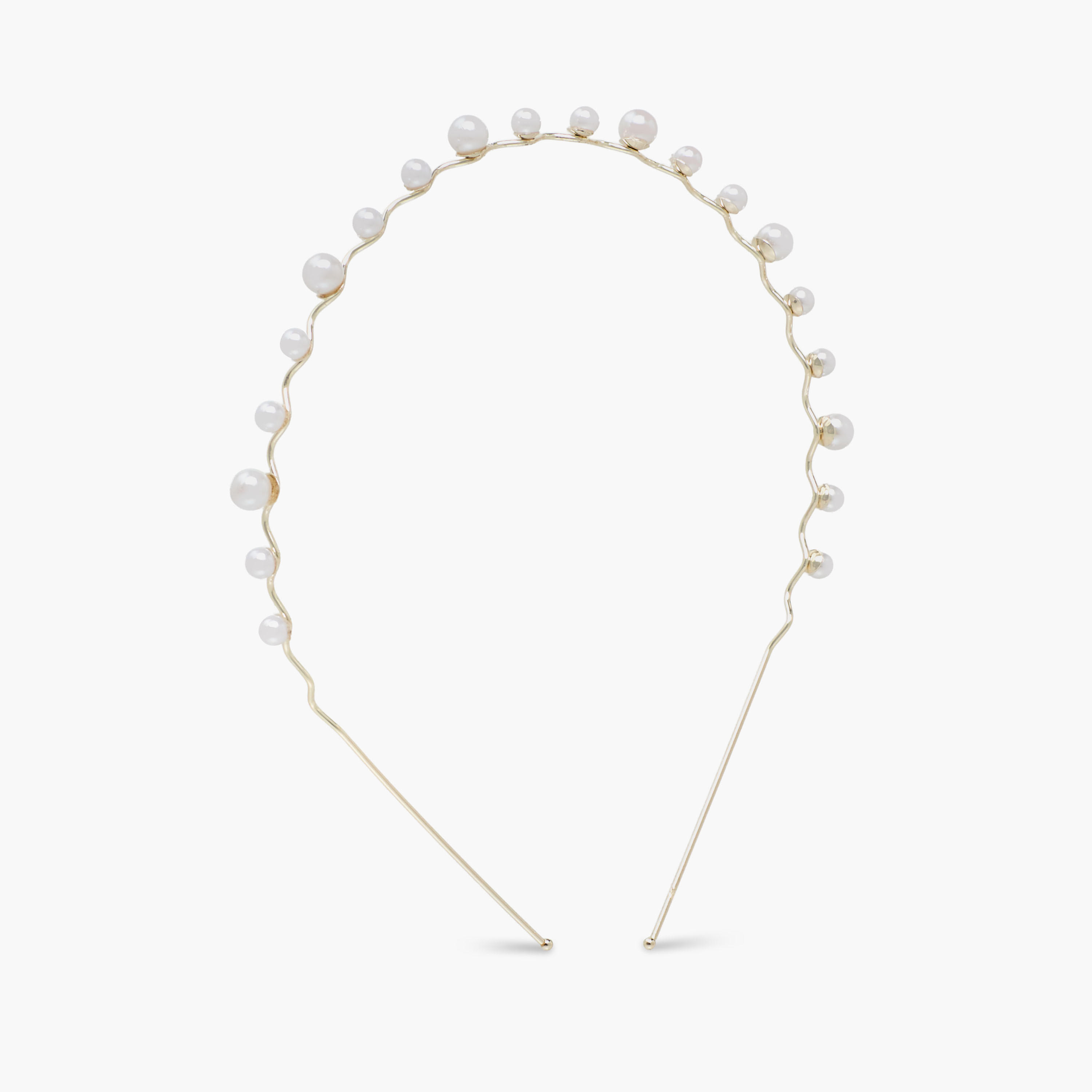 Gold Tone Embellished Hairband-women-hairaccessories-bands-image-1