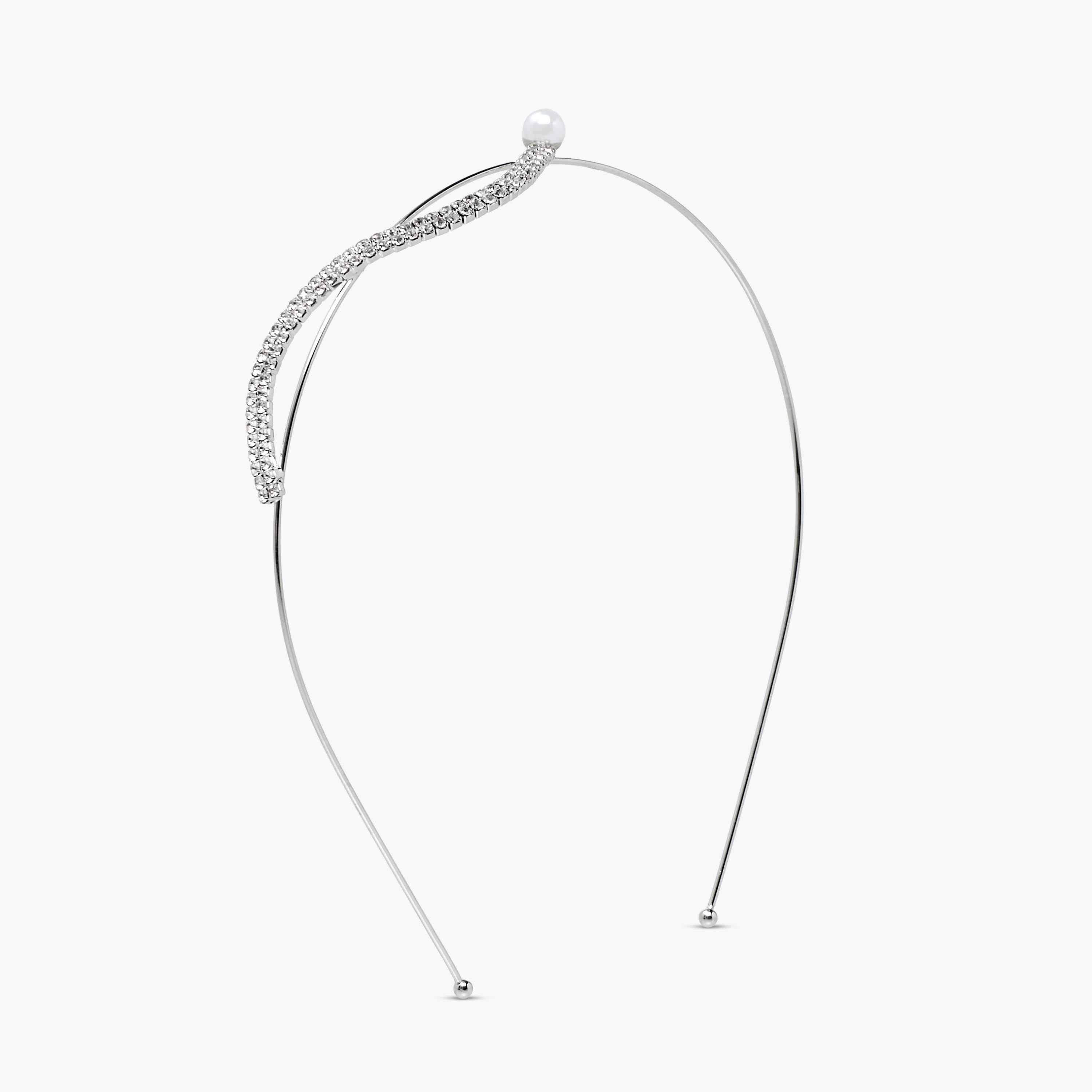 Silver Tone Embellished Hairband-women-hairaccessories-bands-image-1