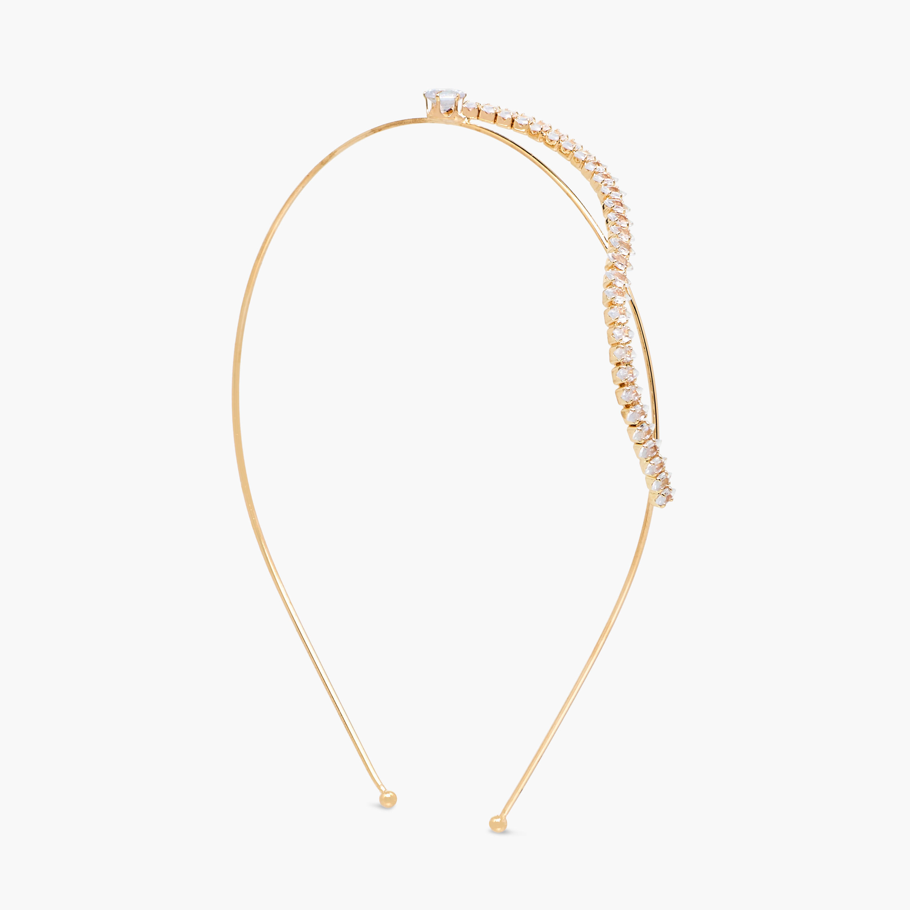 Gold Tone Embellished Hairband-women-hairaccessories-bands-image-2