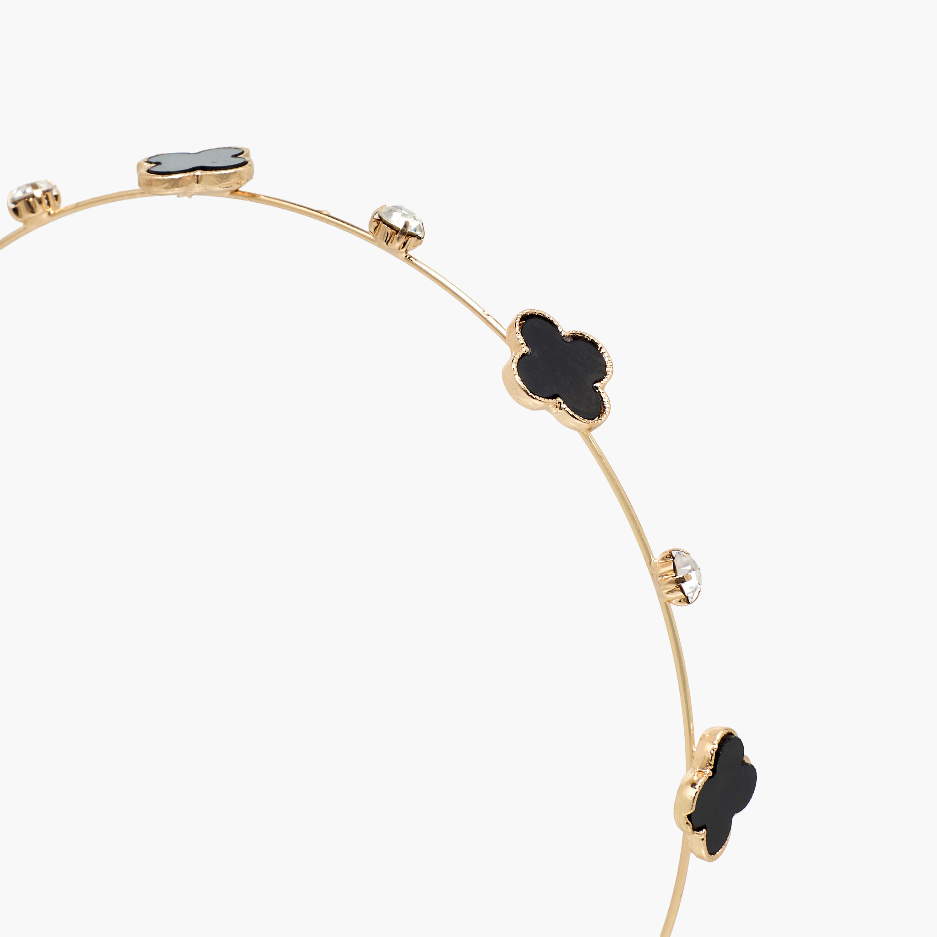 Gold Tone Embellished Hairband-women-hairaccessories-bands-image-3