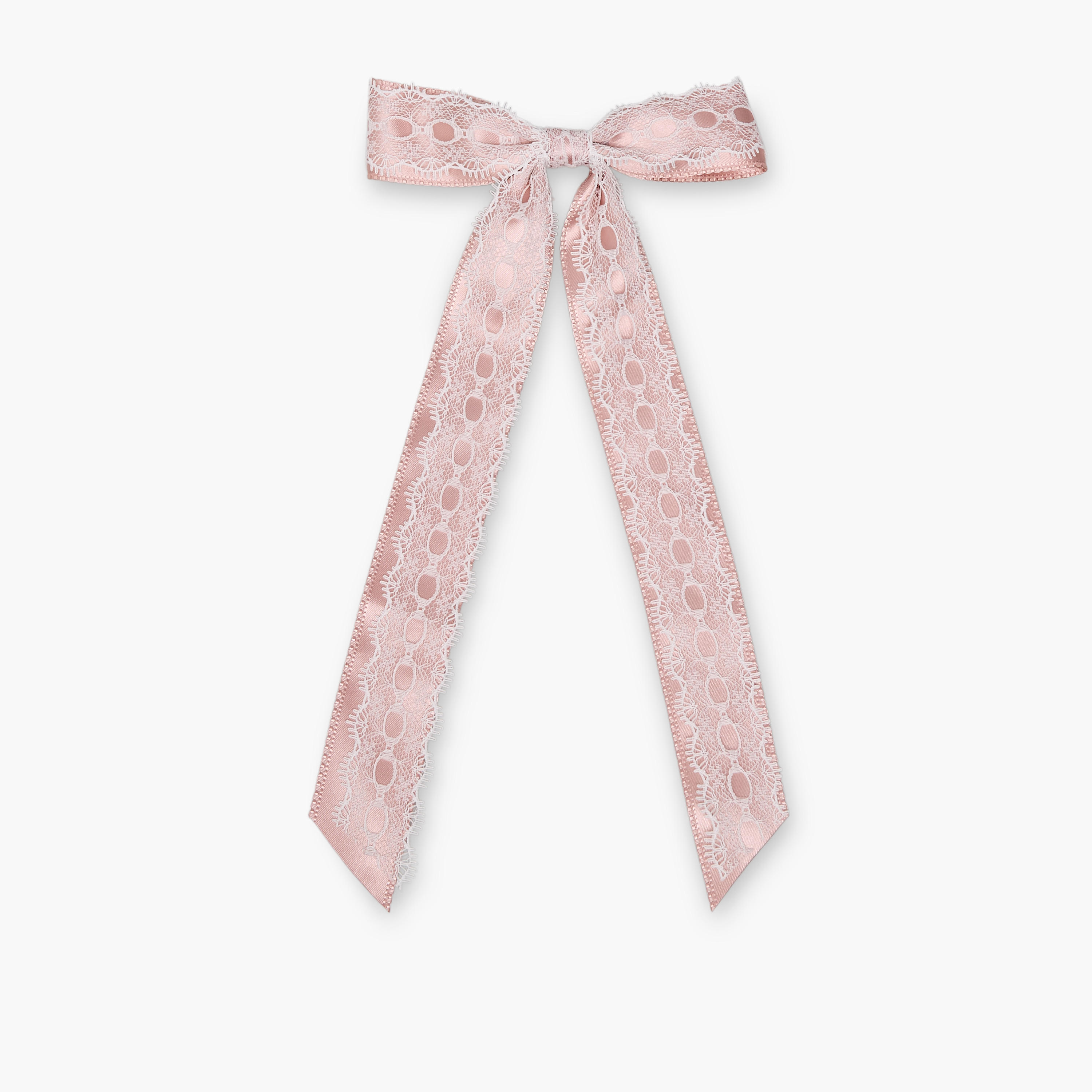 Bow Shape Barrette Hair Clip with Lace Detail-women-hairaccessories-clips-image-1