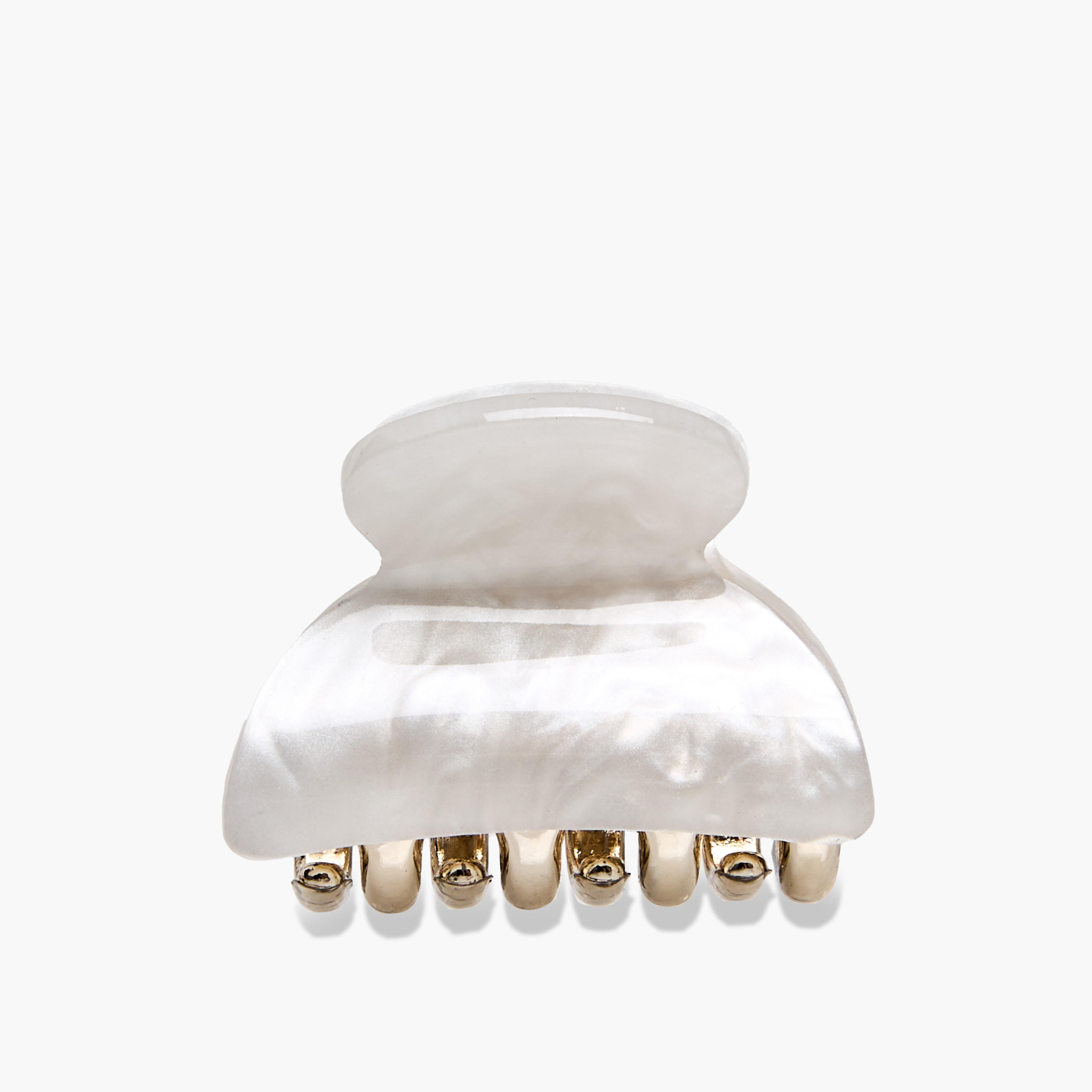 Pack of 3 Curved Shape Hair Clamps with Marble Design-women-hairaccessories-clamps-image-2