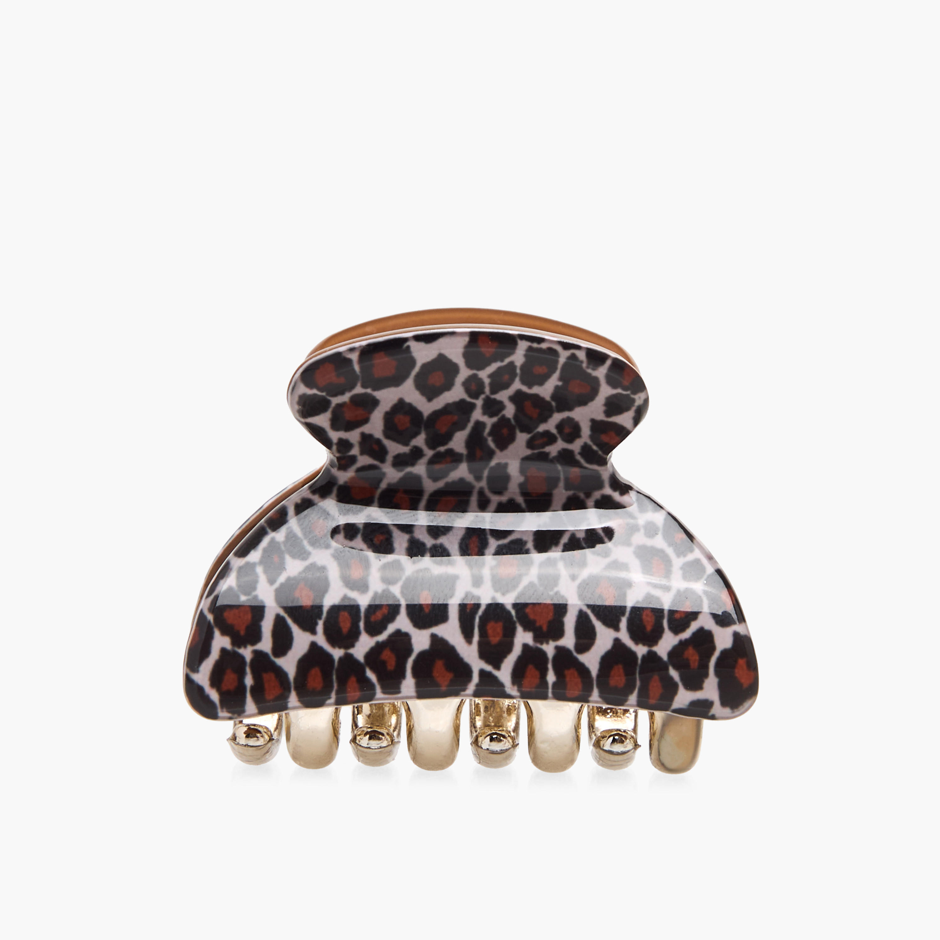 Pack of 3 Curved Hair Clamp with Glitter Finish-women-hairaccessories-clamps-image-4