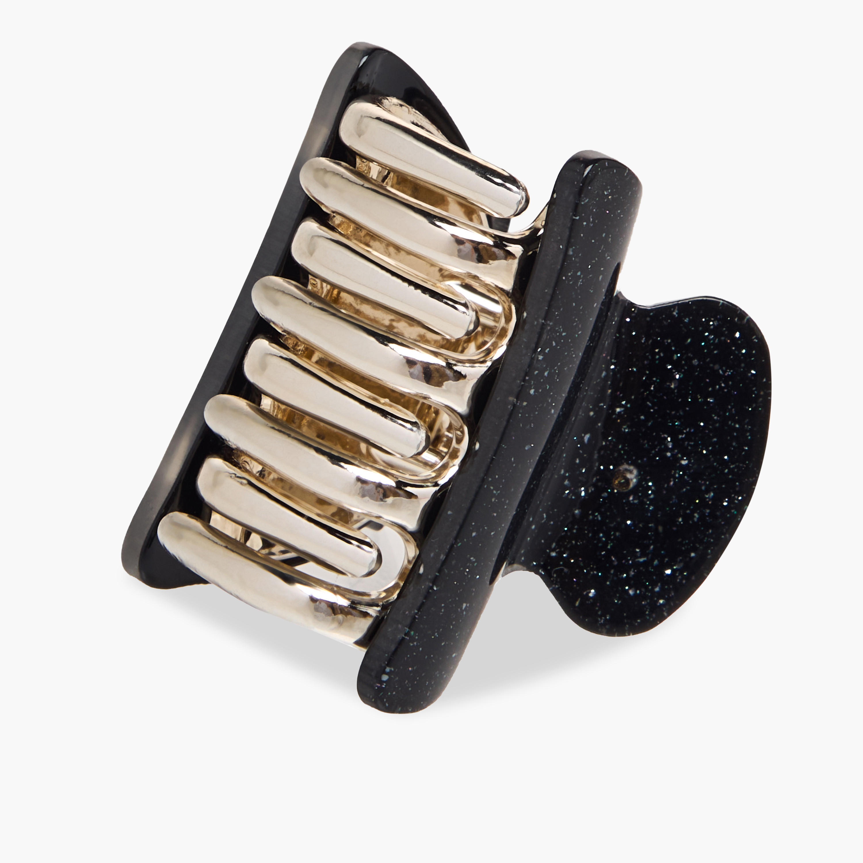 Pack of 3 Curved Hair Clamp with Glitter Finish-women-hairaccessories-clamps-image-5