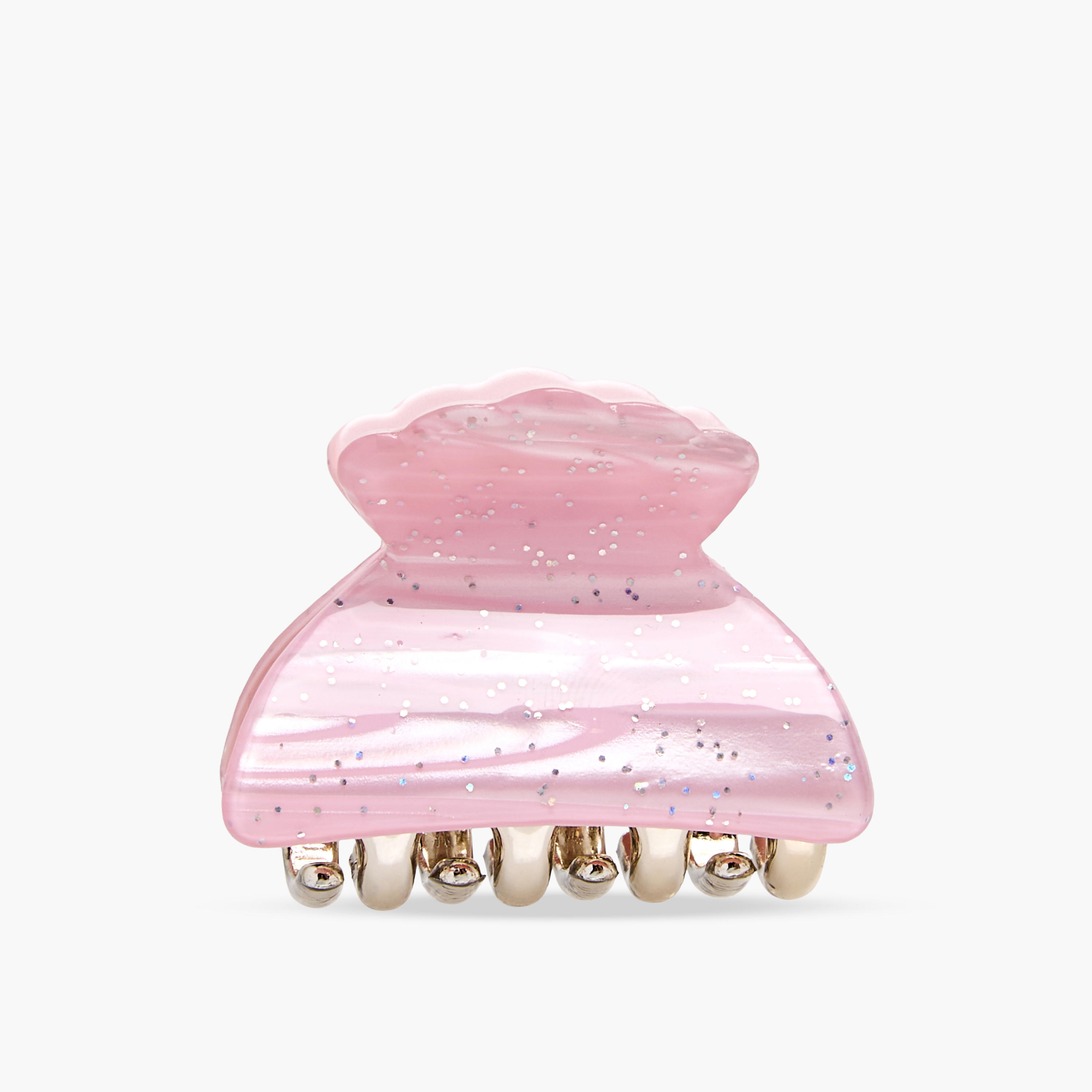 Pack of 3 Curved Hair Clamp with Marble Finish-women-hairaccessories-clamps-image-2