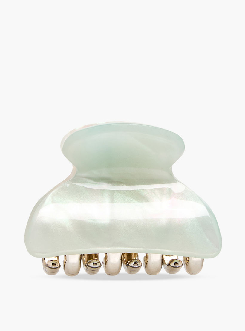 Pack of 3 Curved Hair Clamp with Marble Finish-women-hairaccessories-clamps-image-4