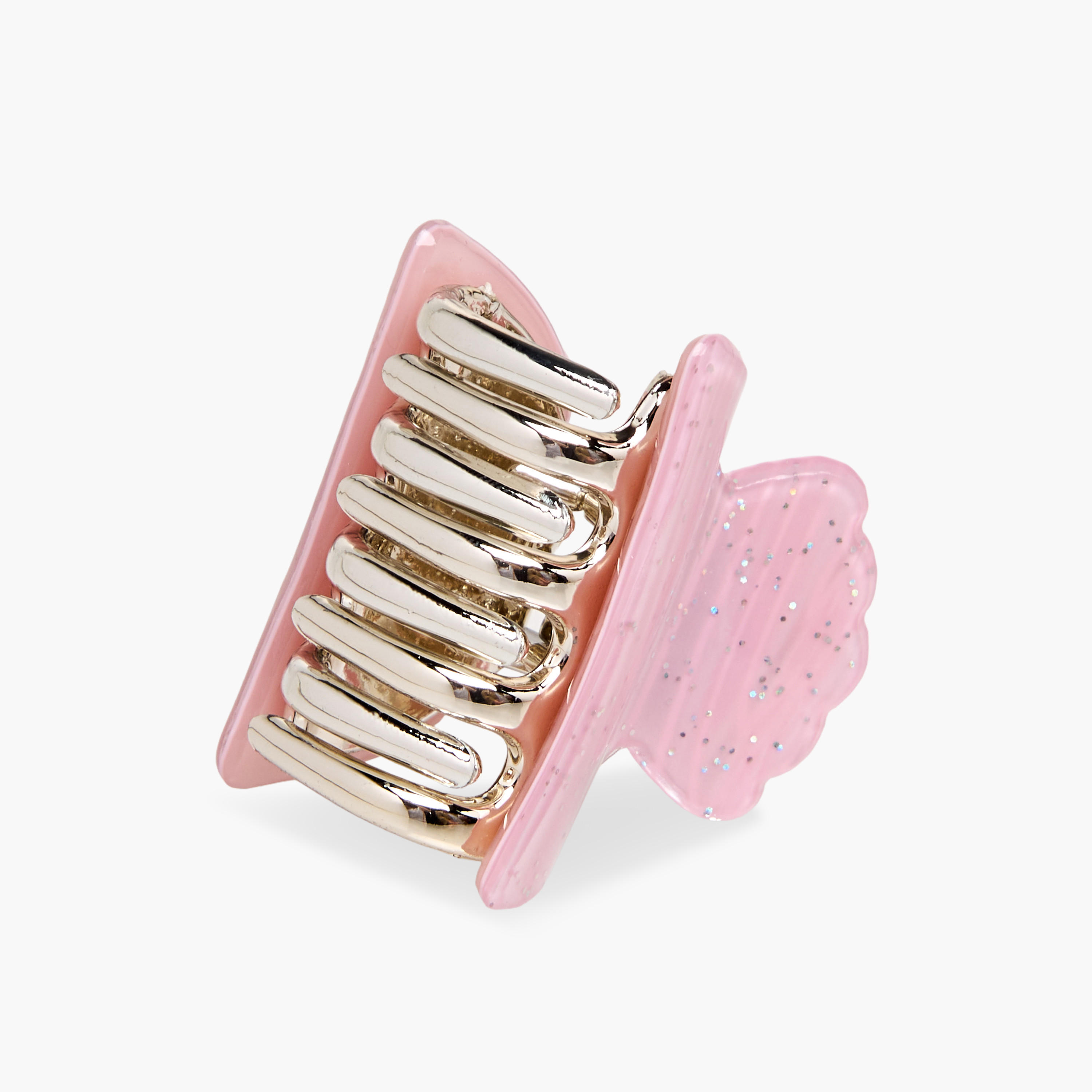 Pack of 3 Curved Hair Clamp with Marble Finish-women-hairaccessories-clamps-image-6
