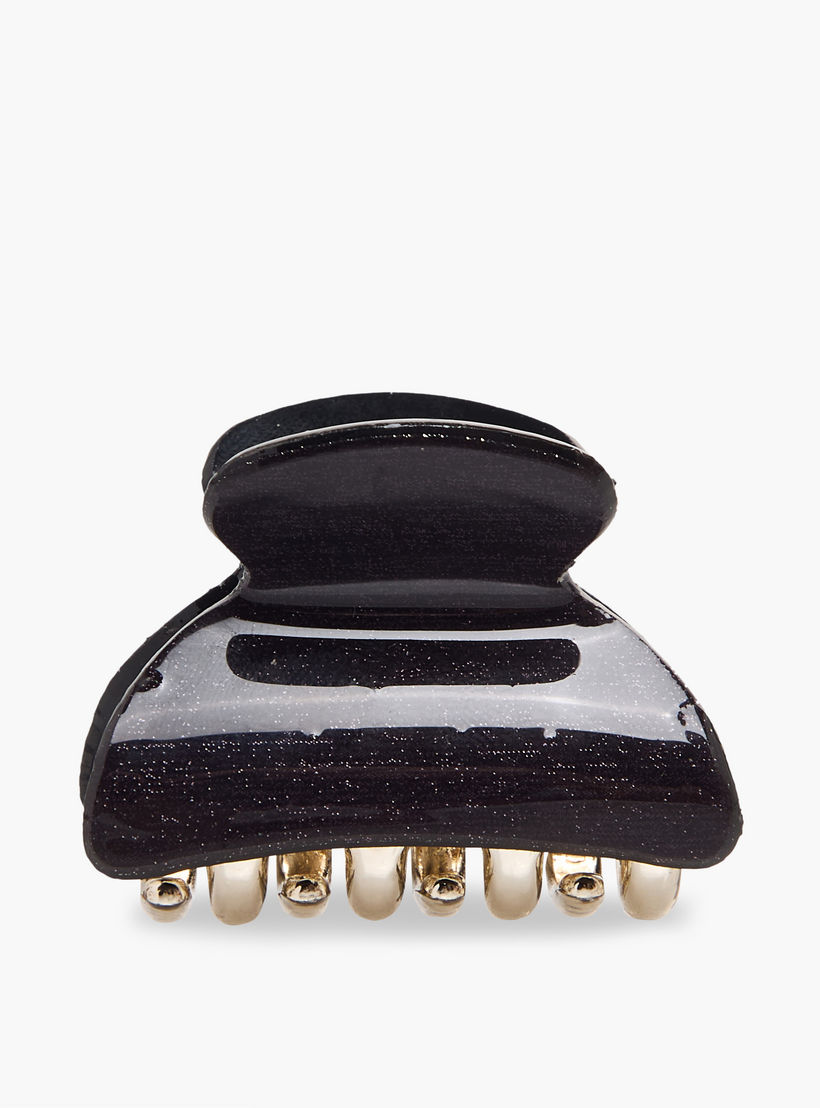 Pack of 3 Curved Hair Clamp with Glitter Finish-women-hairaccessories-clamps-image-3