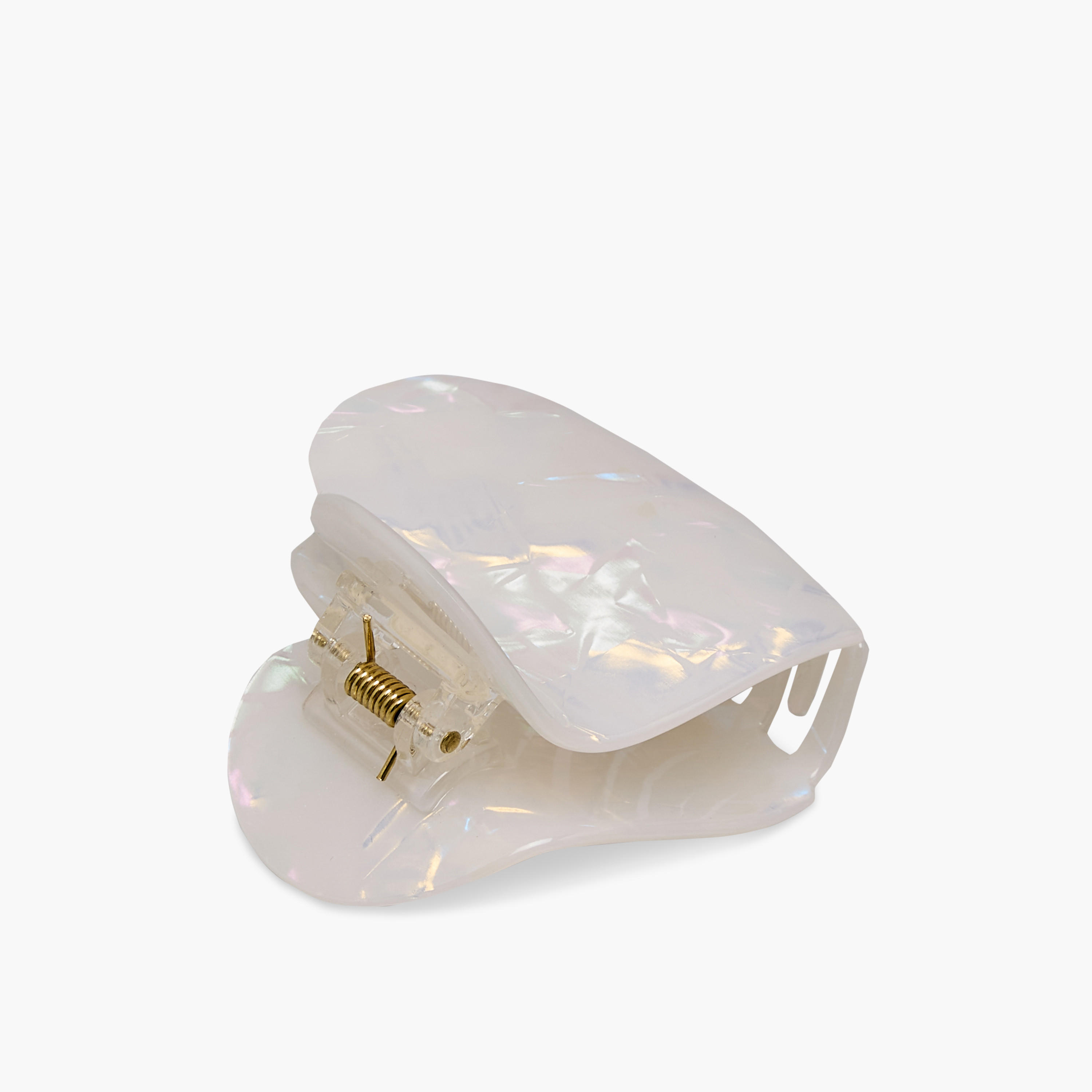 Heart Hair Clamp with Pearl Finish-women-hairaccessories-clamps-image-2