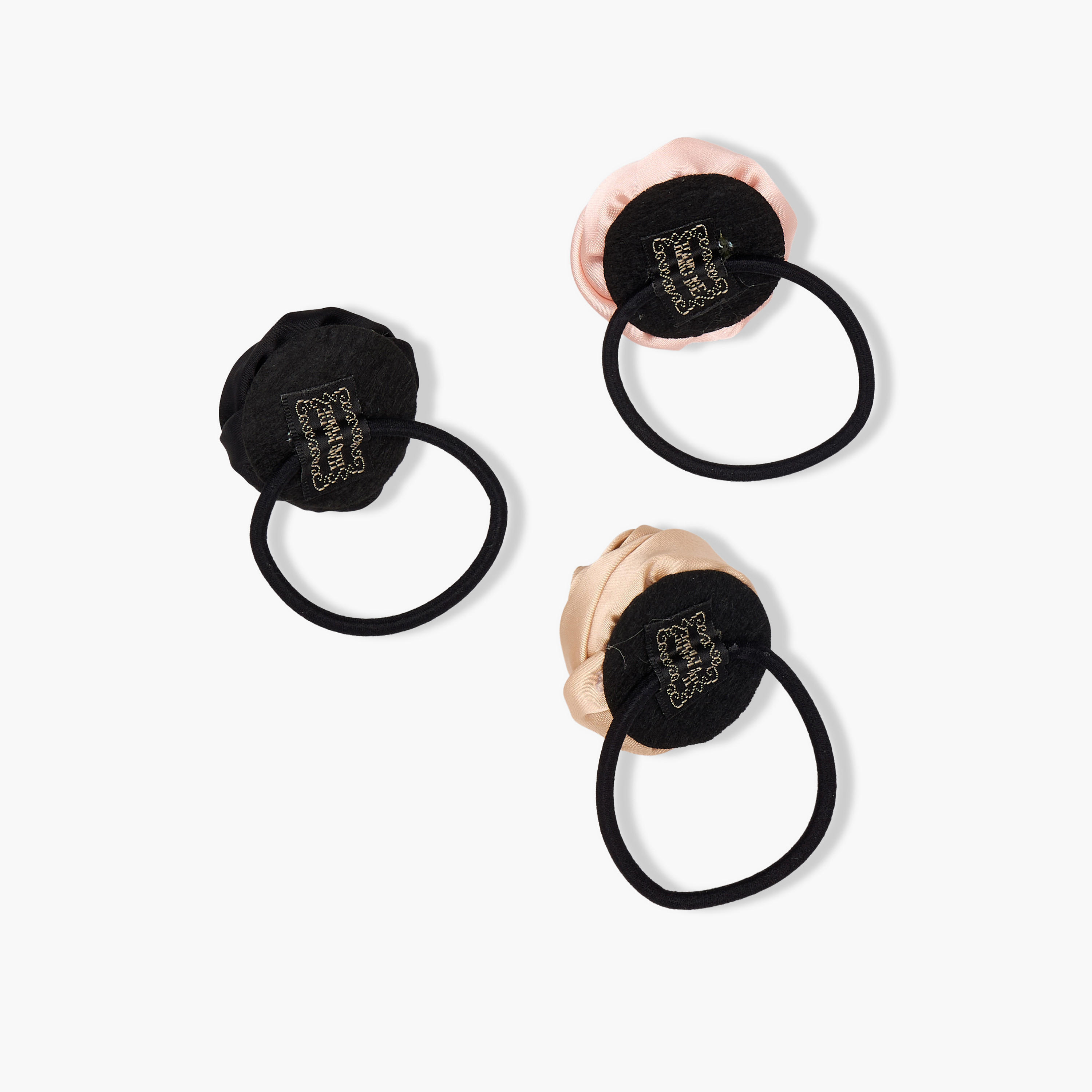 Pack of 3 Floral Accent Hair Tie-women-hairaccessories-bands-image-2