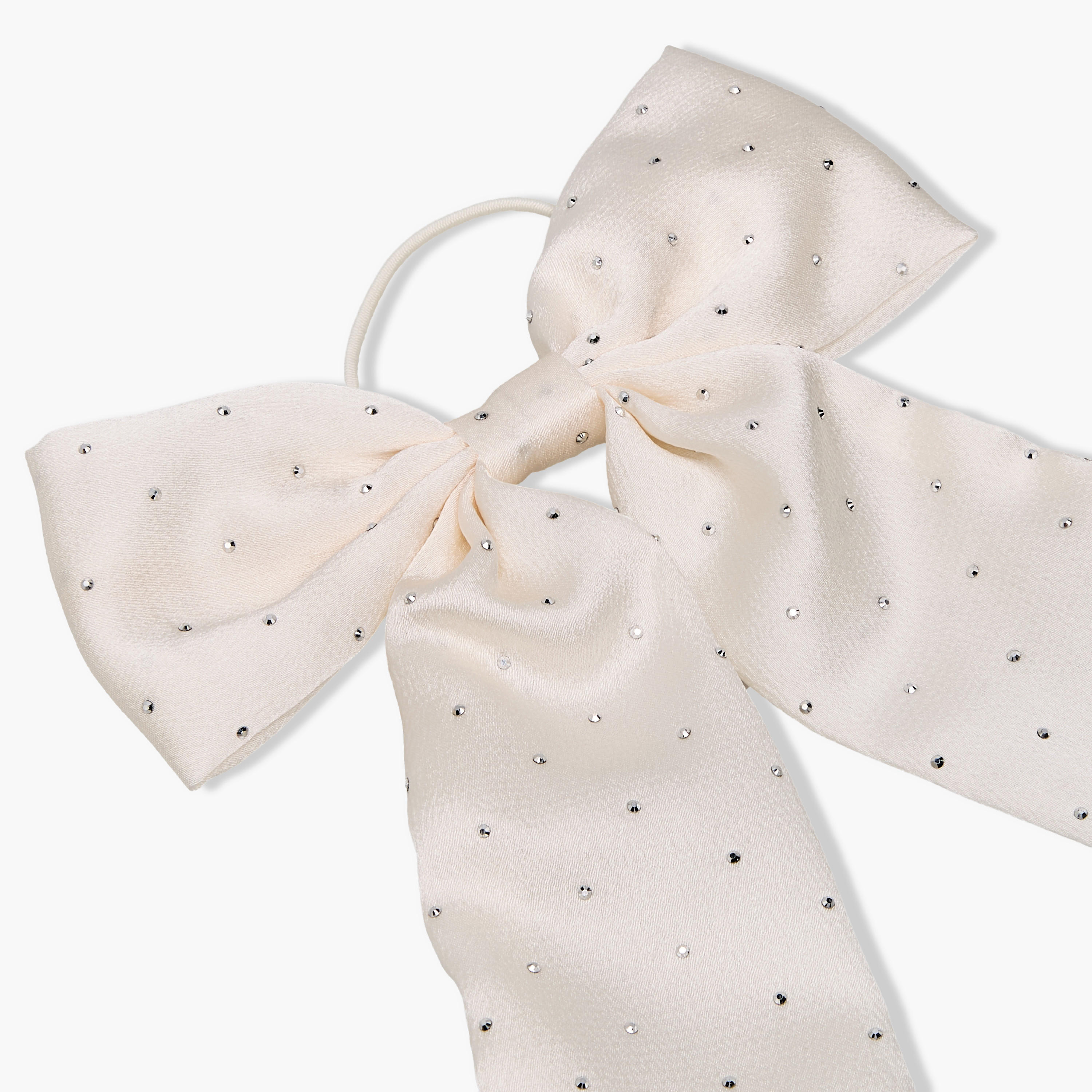 Bow Hair Tie with Embellished Design-women-hairaccessories-others-image-2