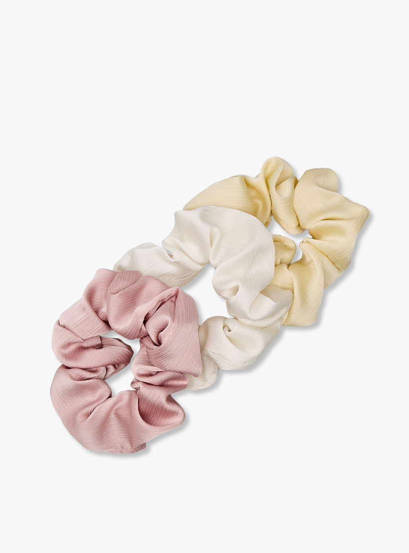 Pack of 3 Hair Scrunchie-women-hairaccessories-bands-image-2