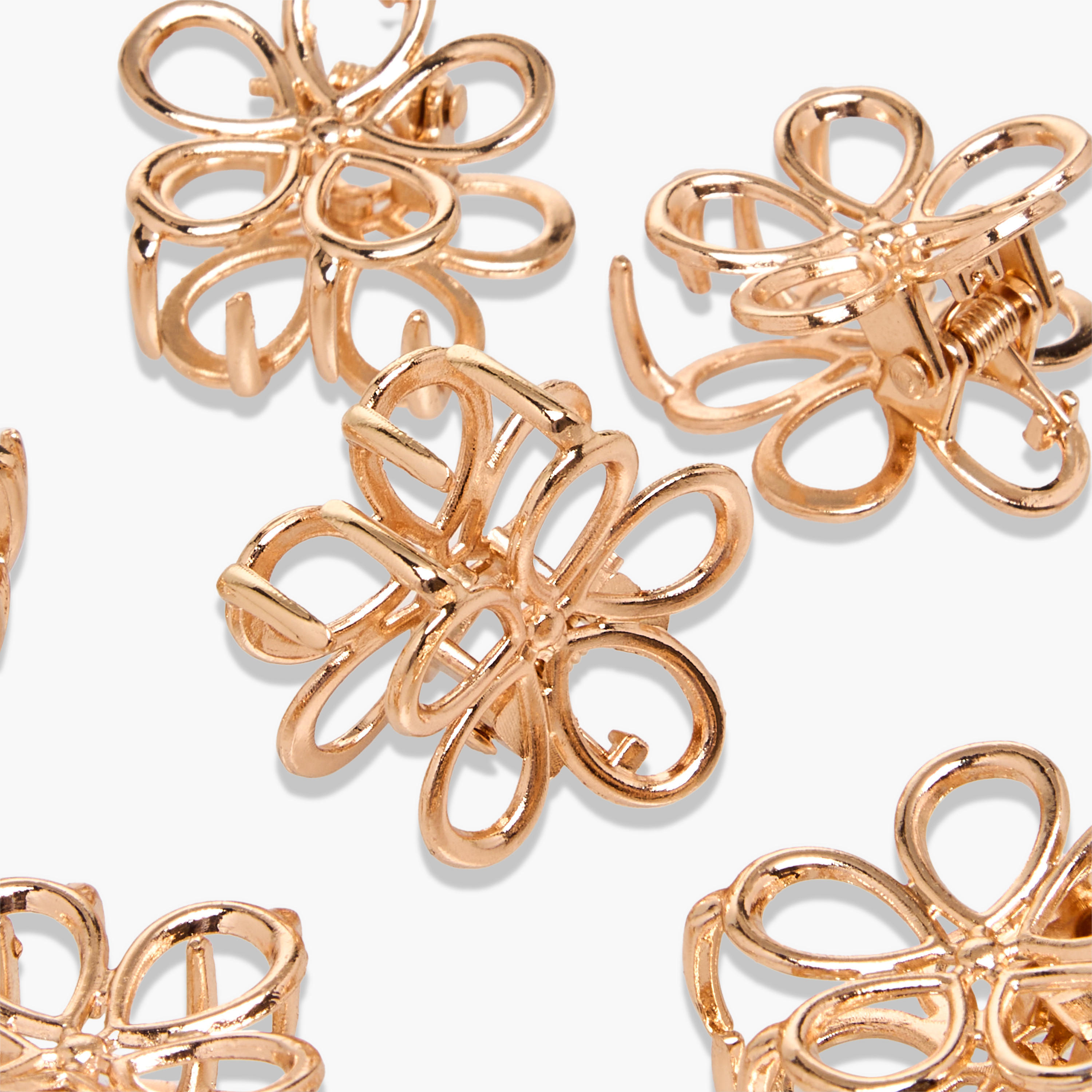 Pack of 6 Floral Shaped Hair Clamps-women-hairaccessories-clamps-image-5