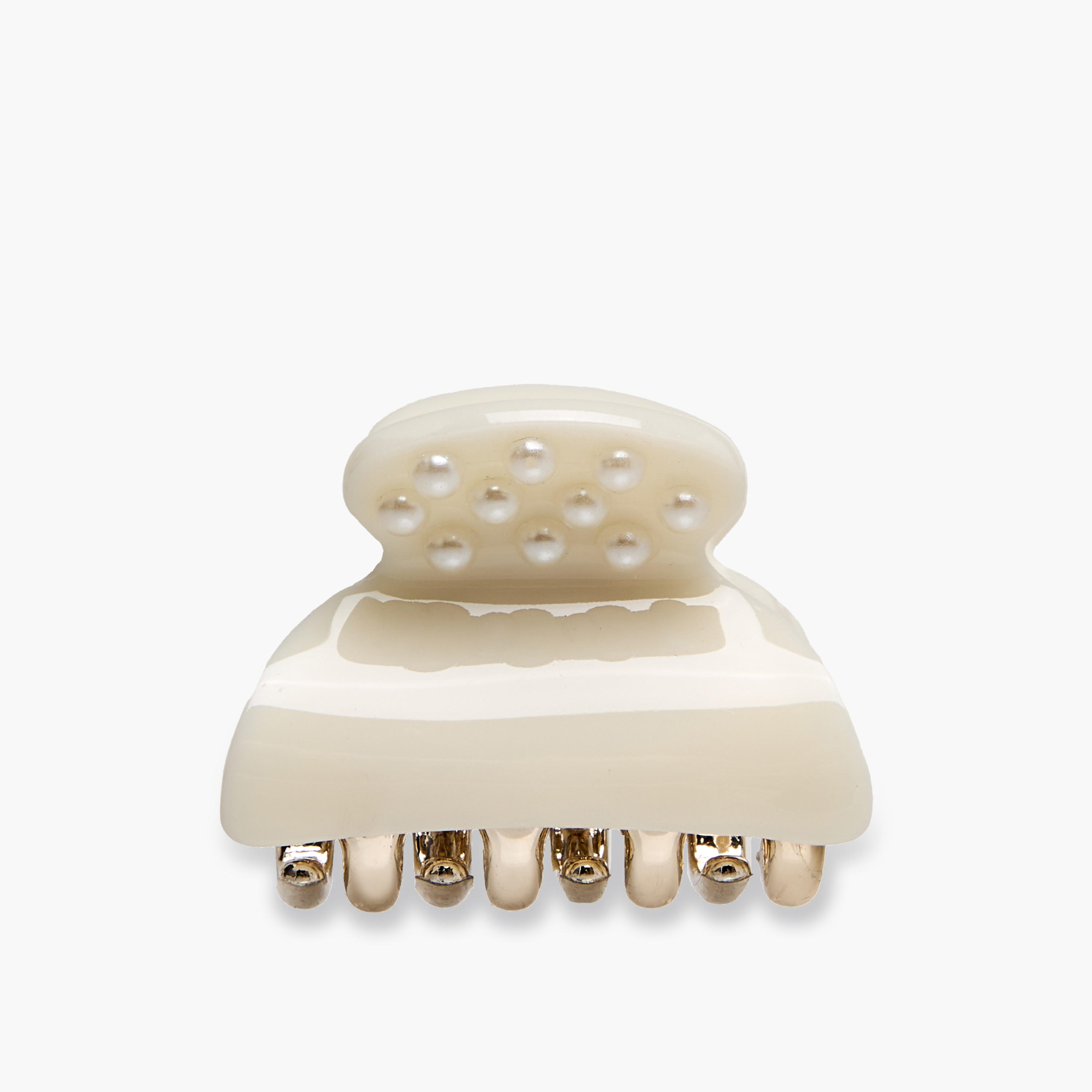 Pack of 3 Curved Hair Clamp with Pearl Finish-women-hairaccessories-clamps-image-4