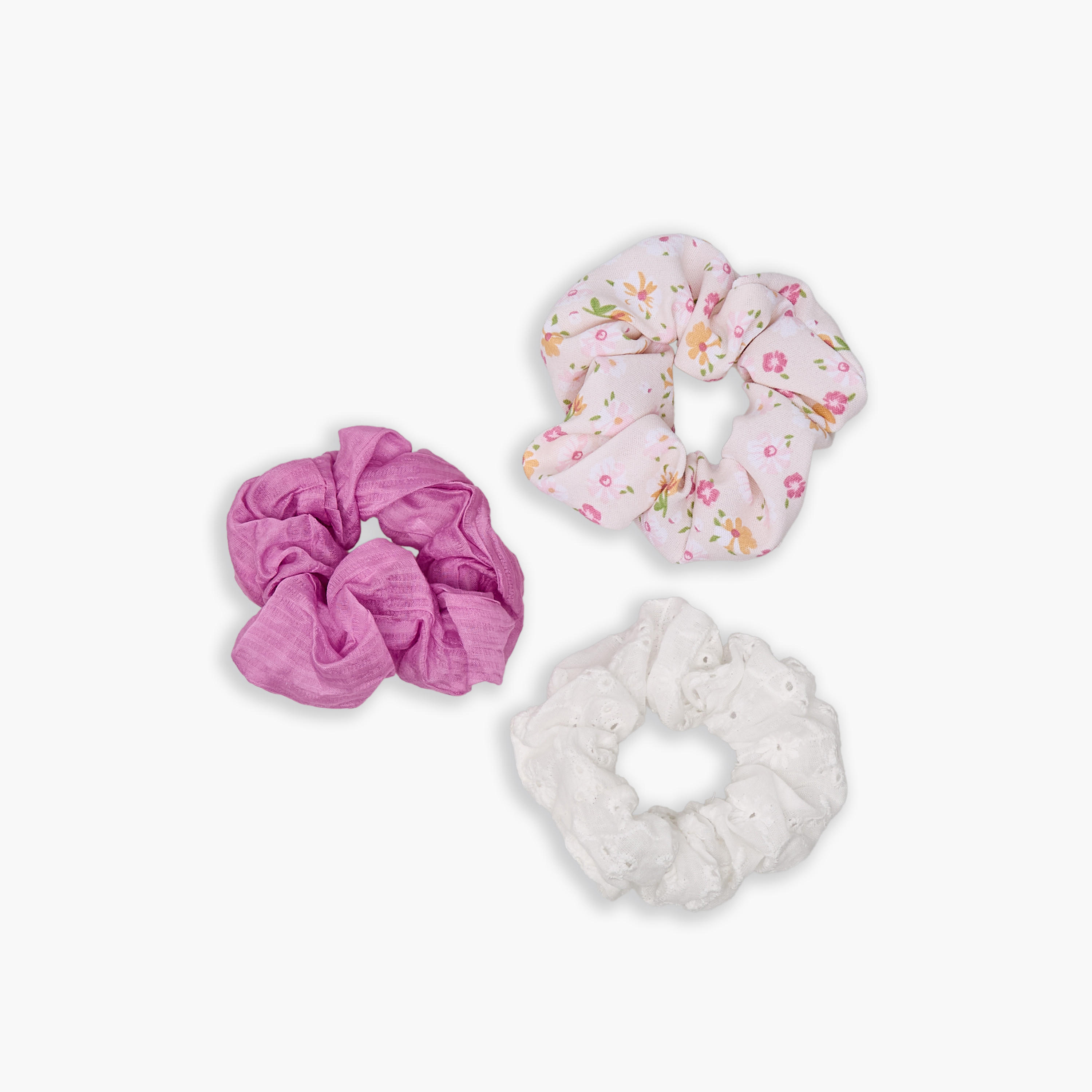 Pack of 3 Hair Scrunchie-women-hairaccessories-scrunchies-image-3