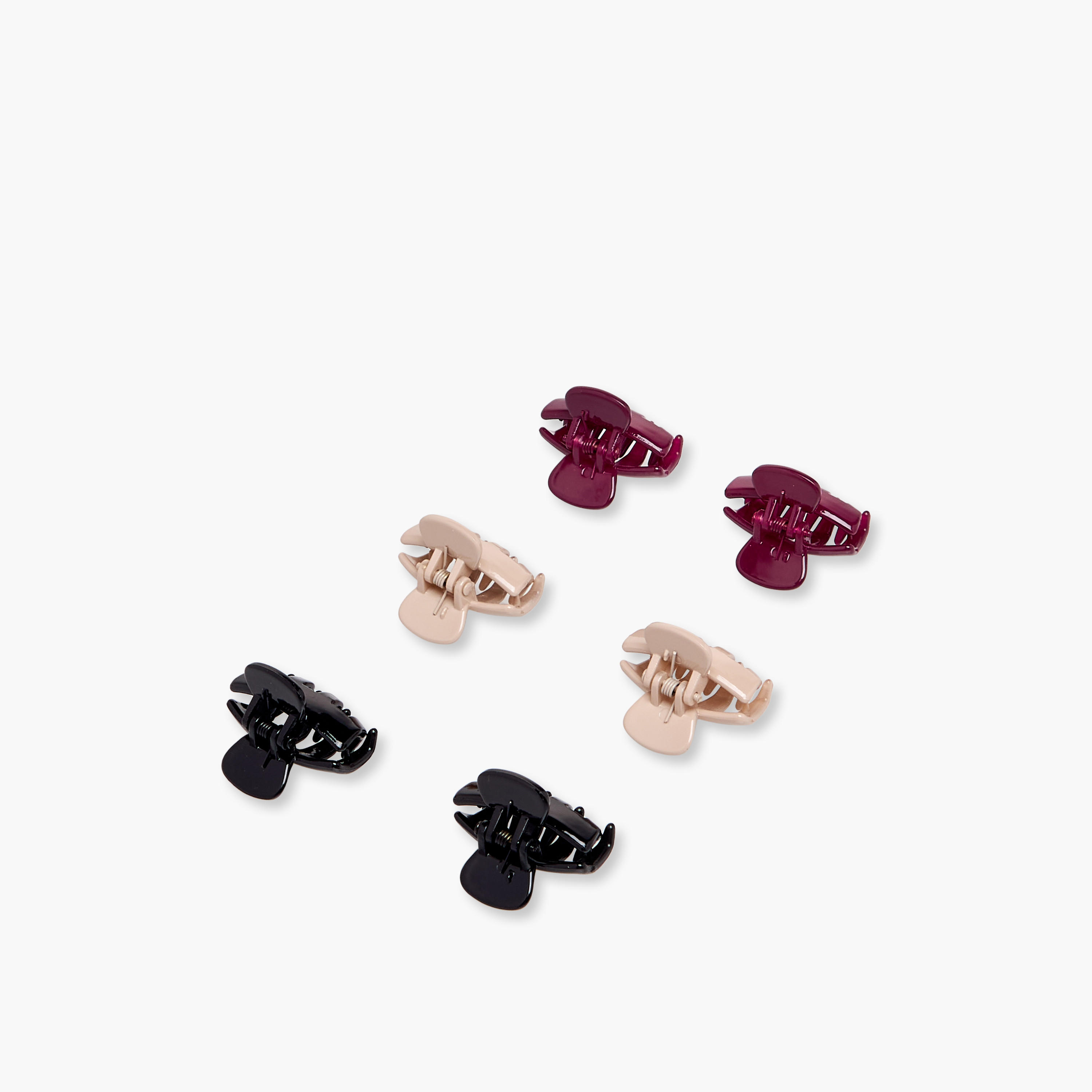 Pack of 6 Rectangular Hair Clamp-women-hairaccessories-clamps-image-5