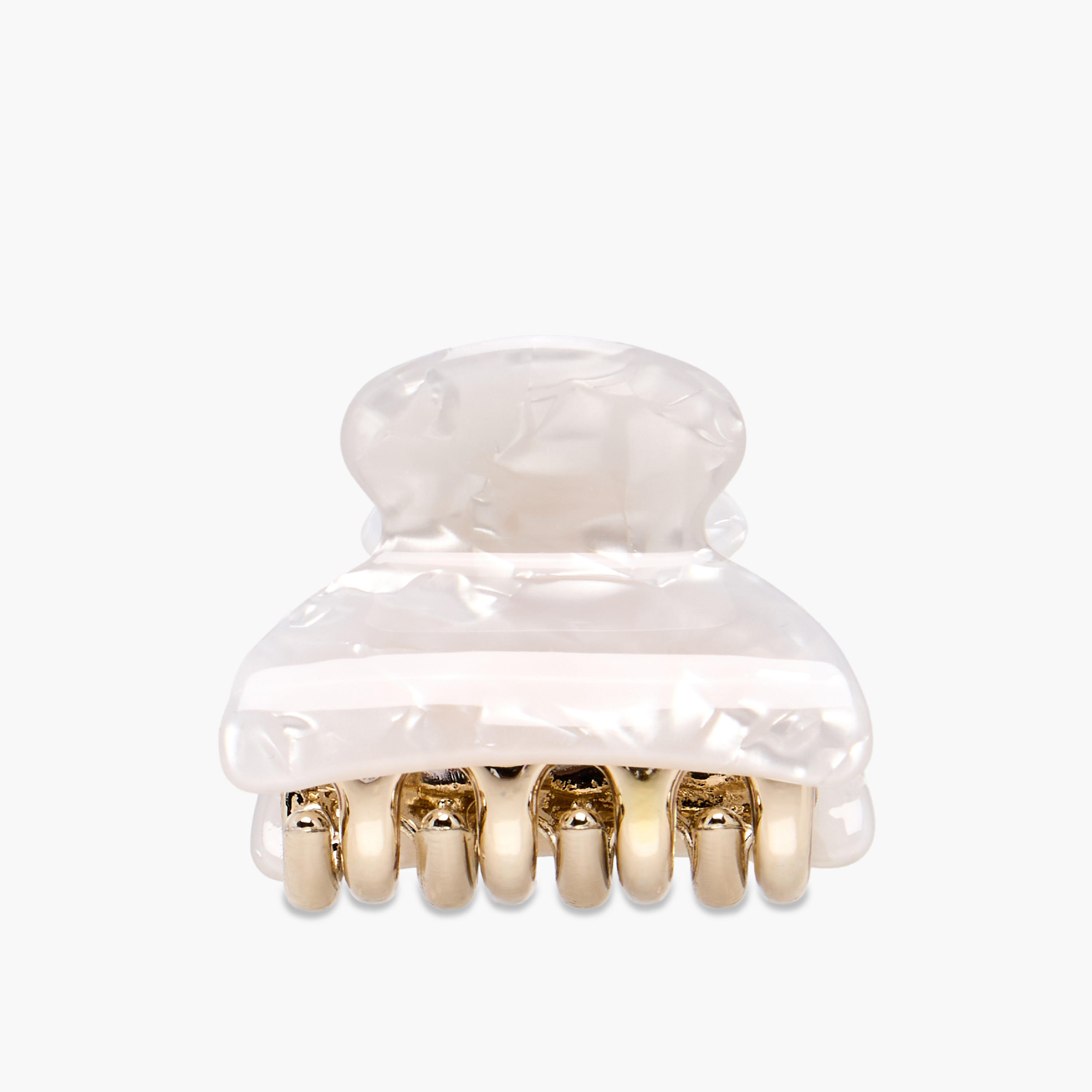 Pack of 3 Curved Hair Clamp with Pearl Finish-women-hairaccessories-clamps-image-2