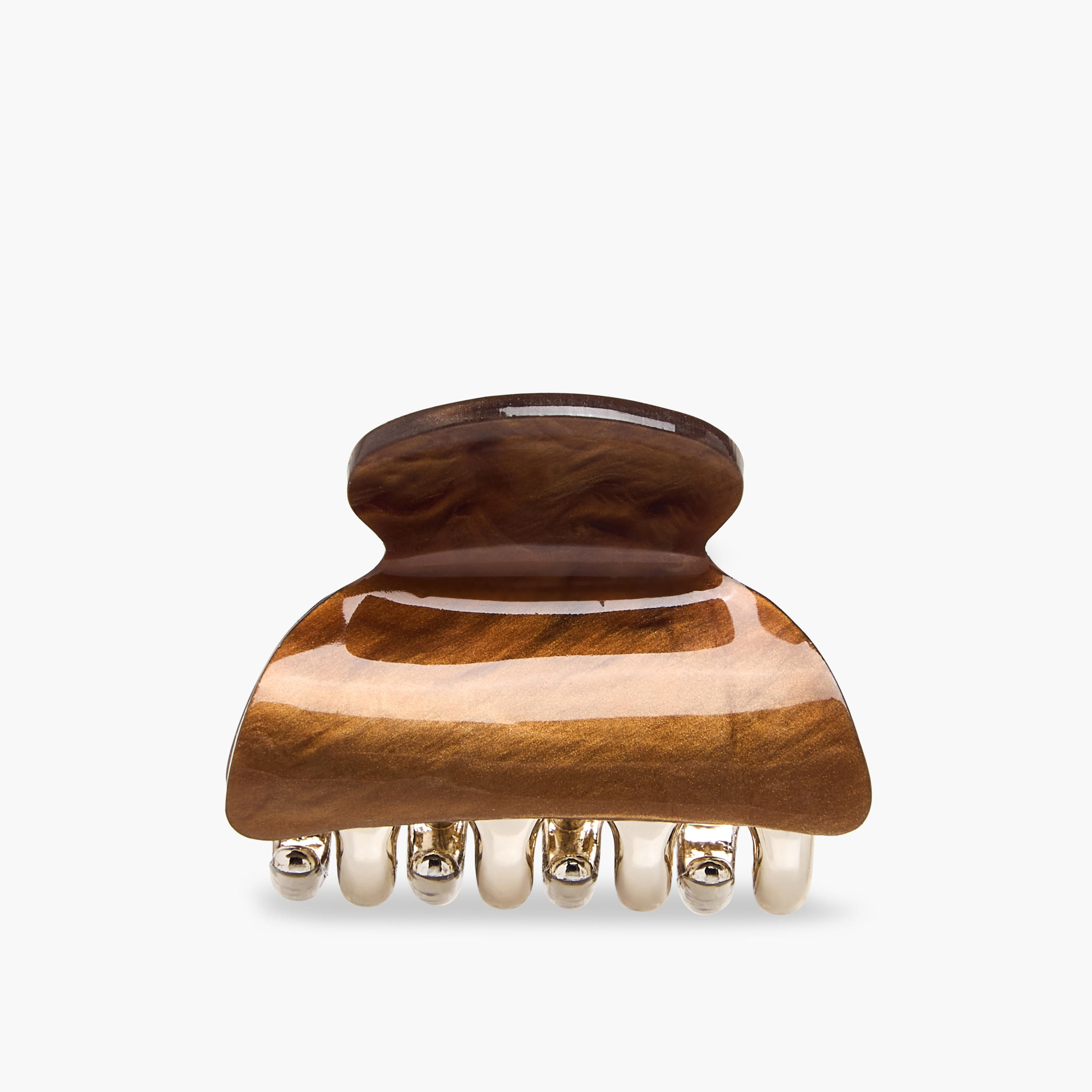 Pack of 3 Curved Hair Clamp with Marble Finish-women-hairaccessories-clamps-image-4