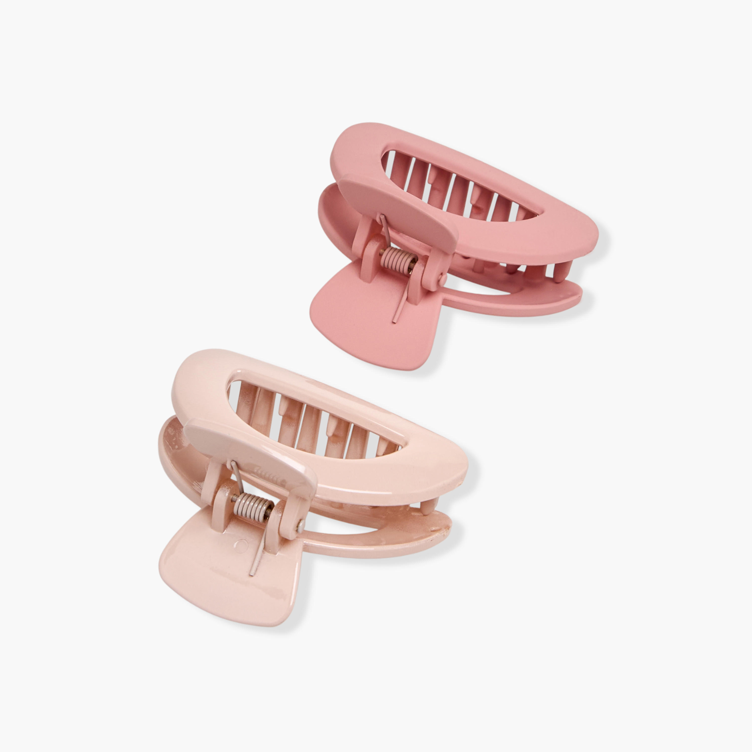 Pack of 2 Curved Shape Hair Clamps with Matte Finish-women-hairaccessories-clamps-image-5