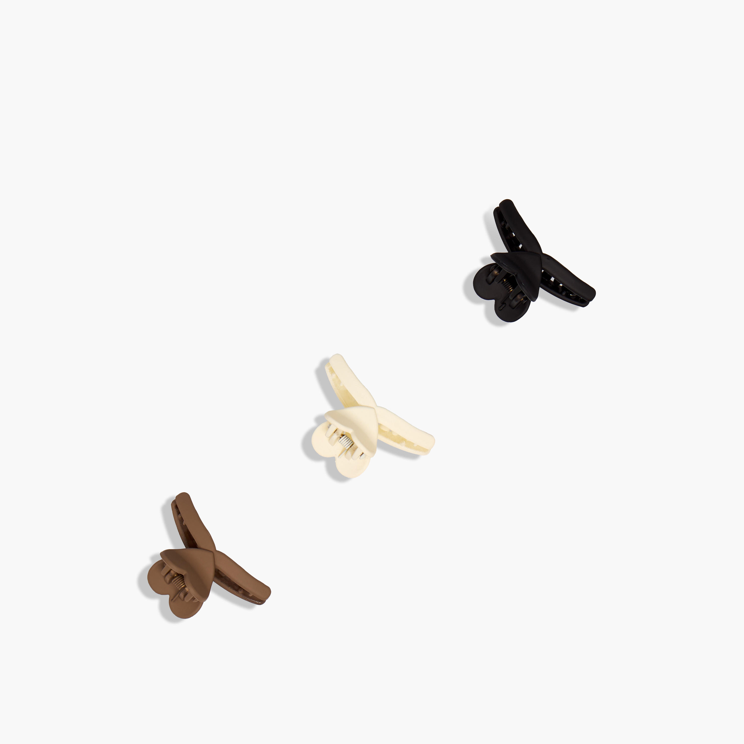 Pack of 3 Heart Shape Hair Clamps-women-hairaccessories-clamps-image-5