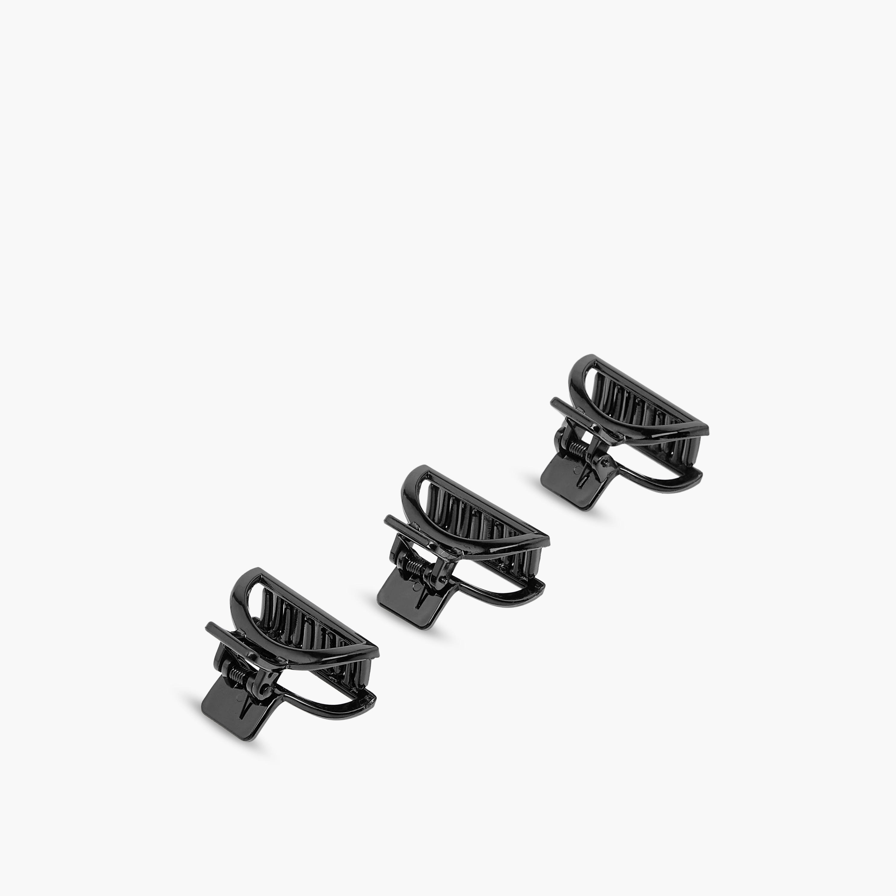 Pack of 3 Curved Hair Clamp with Solid Design-women-hairaccessories-clamps-image-5