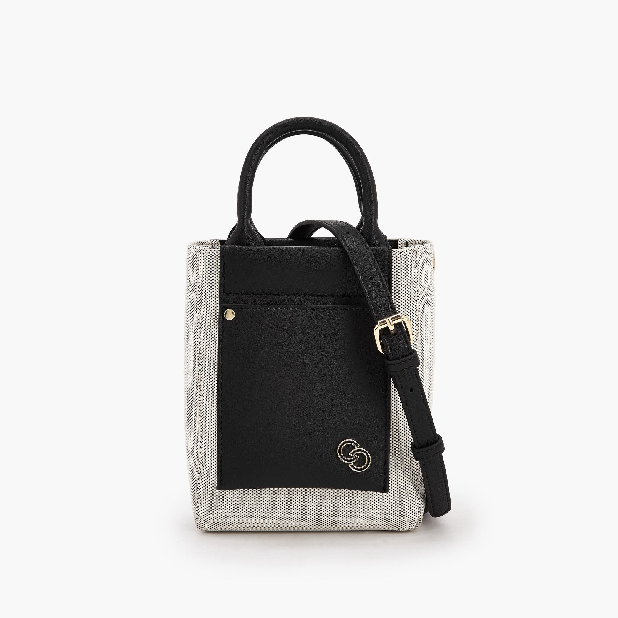 شنطة كروس بودي بارزة الملمس بمقبض مزدوج من سيليست-women-bagsandwallets-handbags-image-1