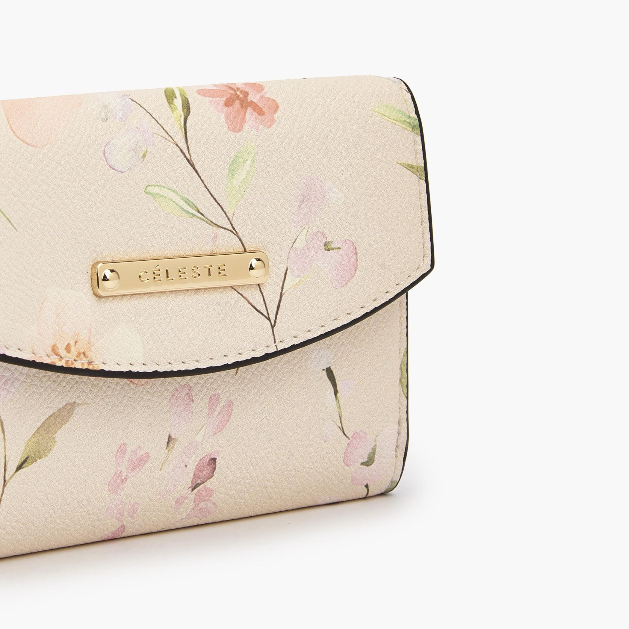 Celeste Floral Print Wallet with Snap Button Closure-women-bagsandwallets-wallets-image-3