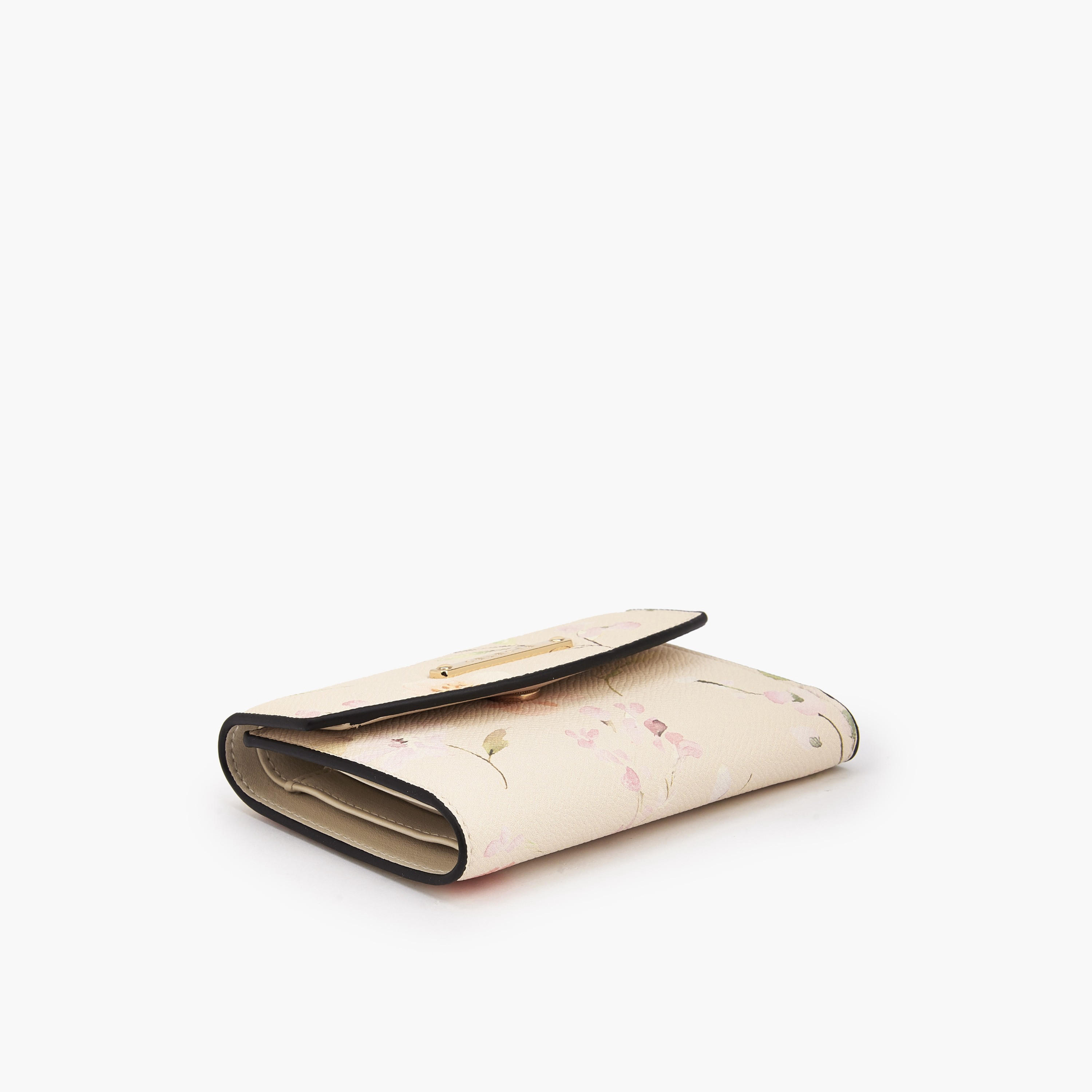 Celeste Floral Print Wallet with Snap Button Closure-women-bagsandwallets-wallets-image-5