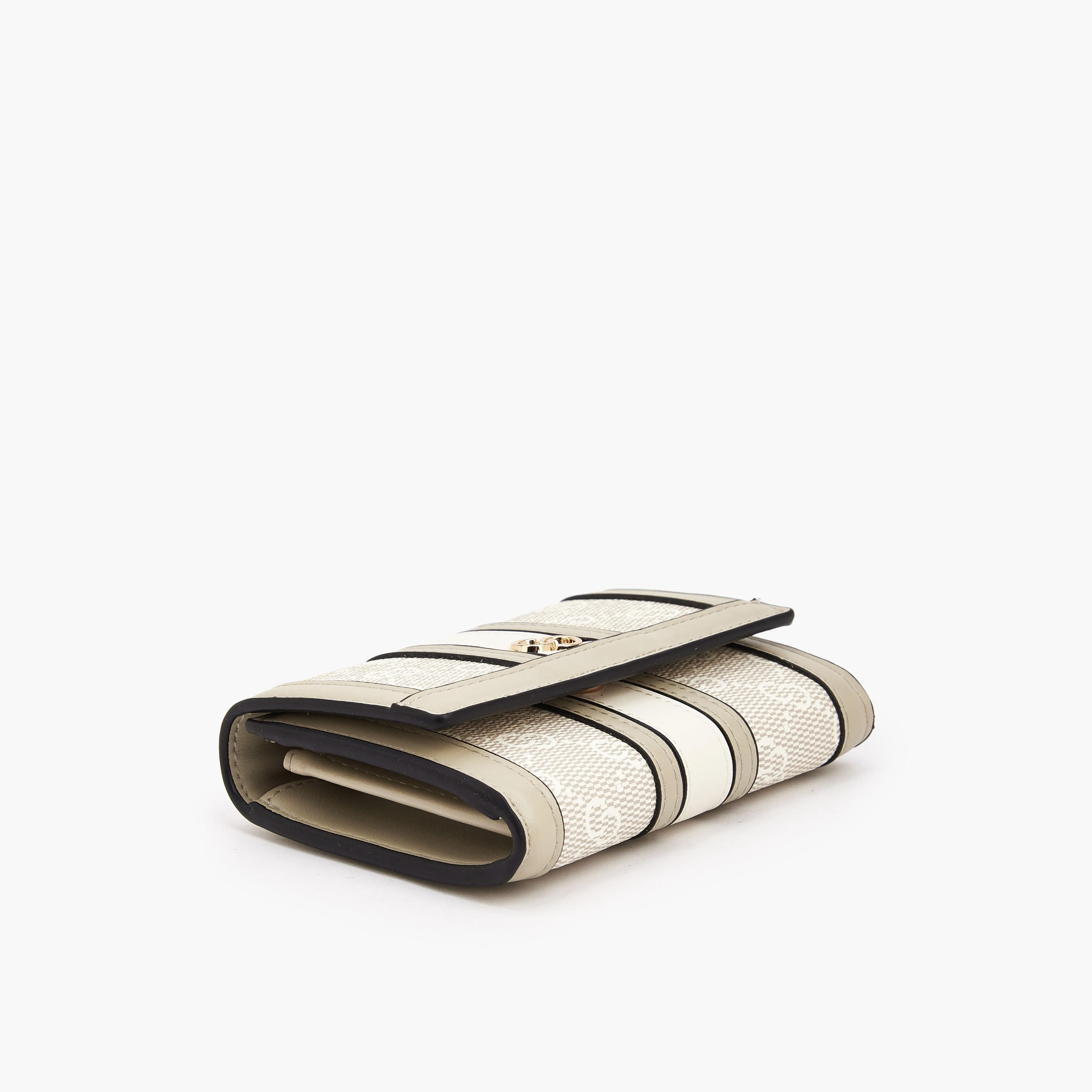 Celeste Monogram Print Wallet with Button Closure-women-bagsandwallets-wallets-image-5